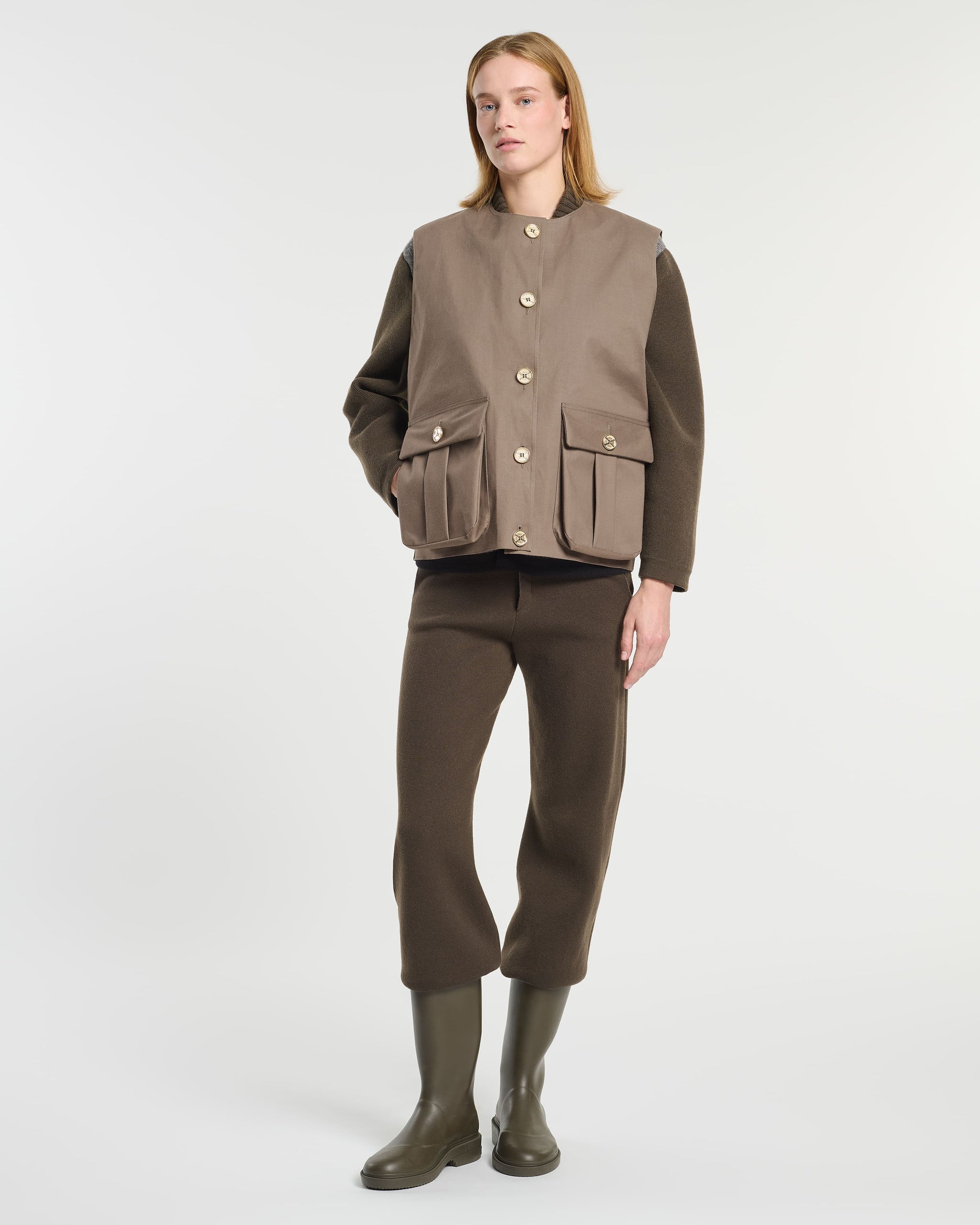 Veste sans manches imperméable | Barrie - Barrie