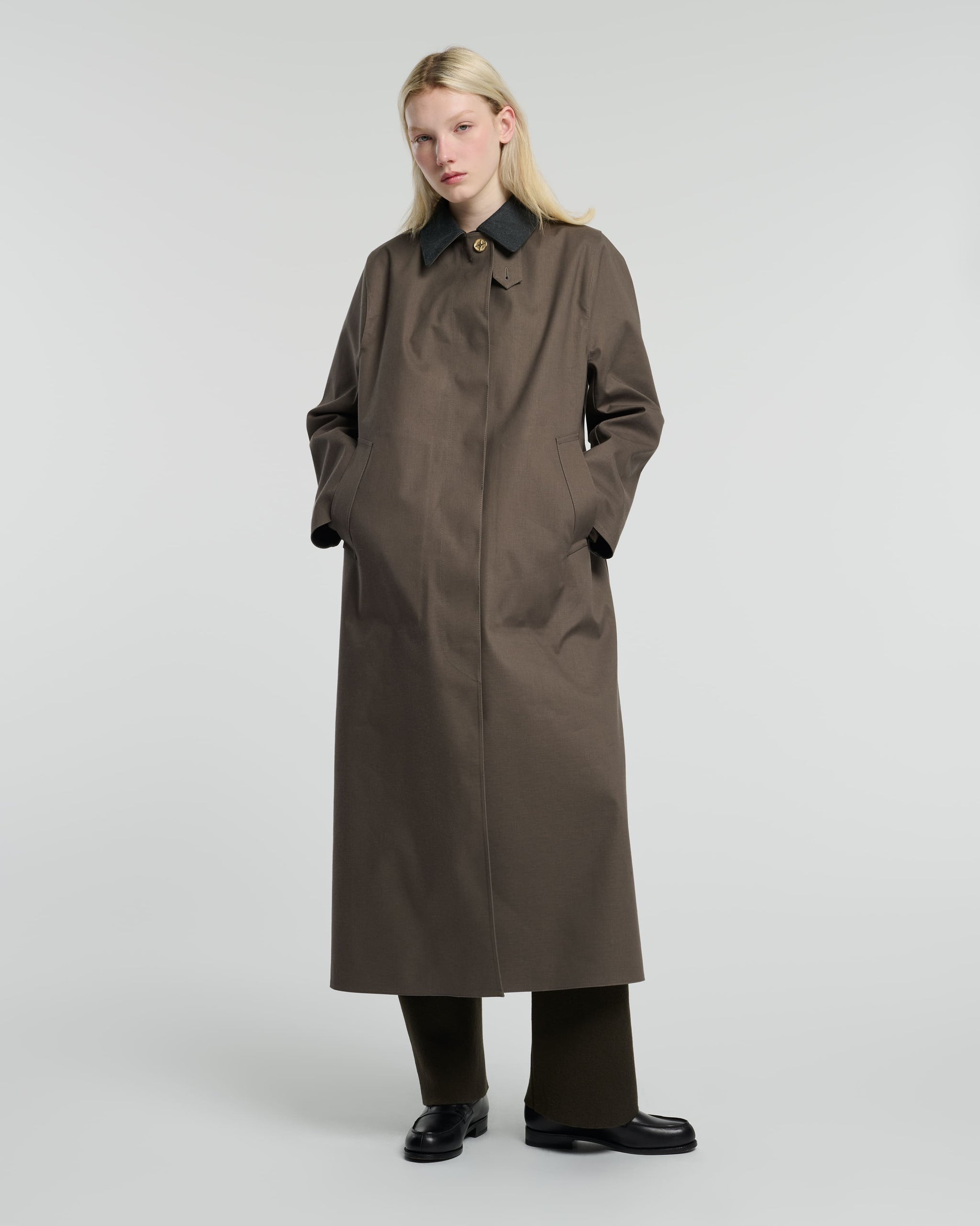 숏 버전 방수 롱 코트 | Barrie - Barrie