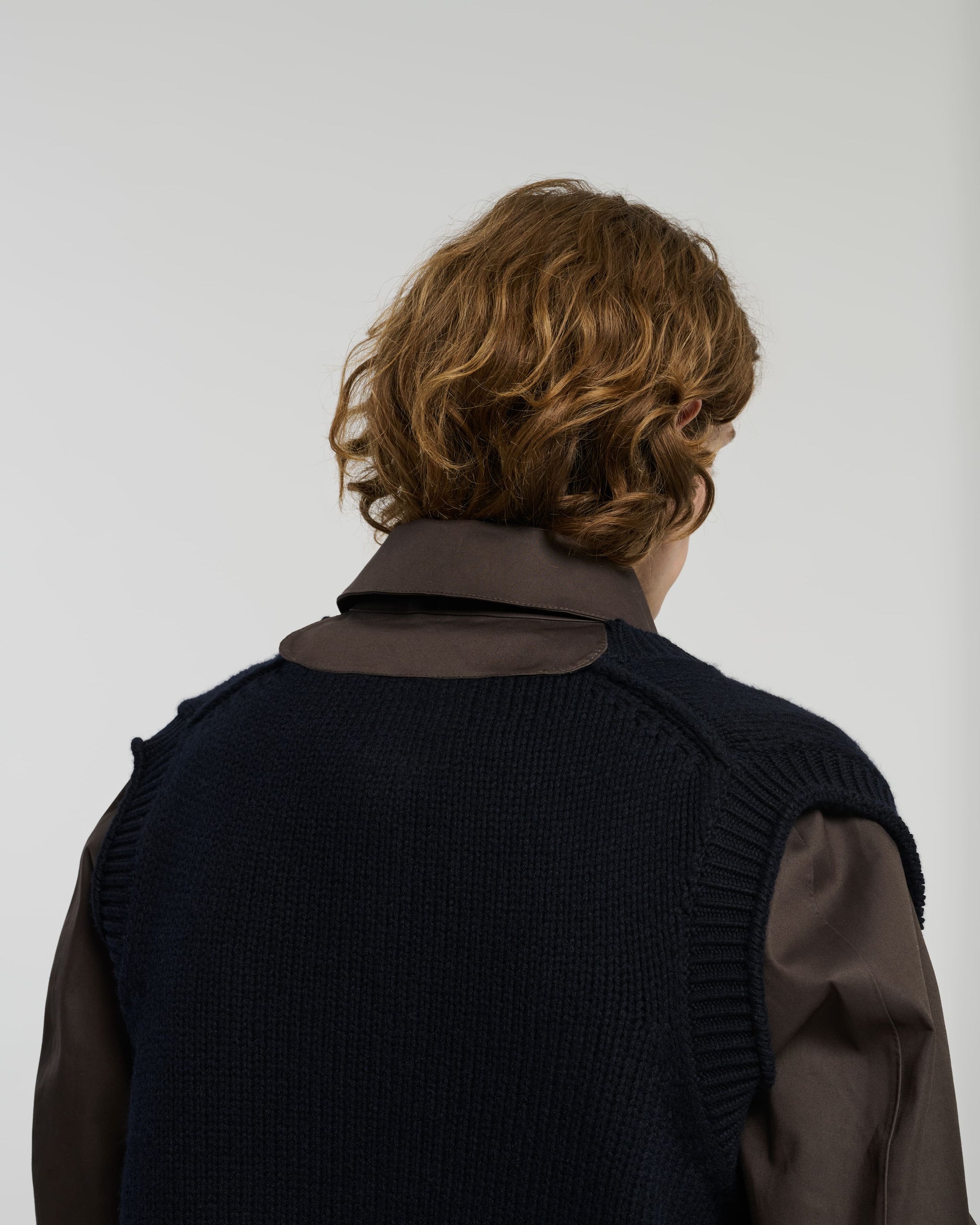 Short raincoat with layered cashmere waistcoat | Barrie - Barrie