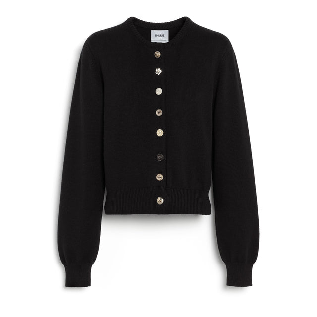 Cardigan en coton et cachemire à boutons bijoux | Barrie - Barrie