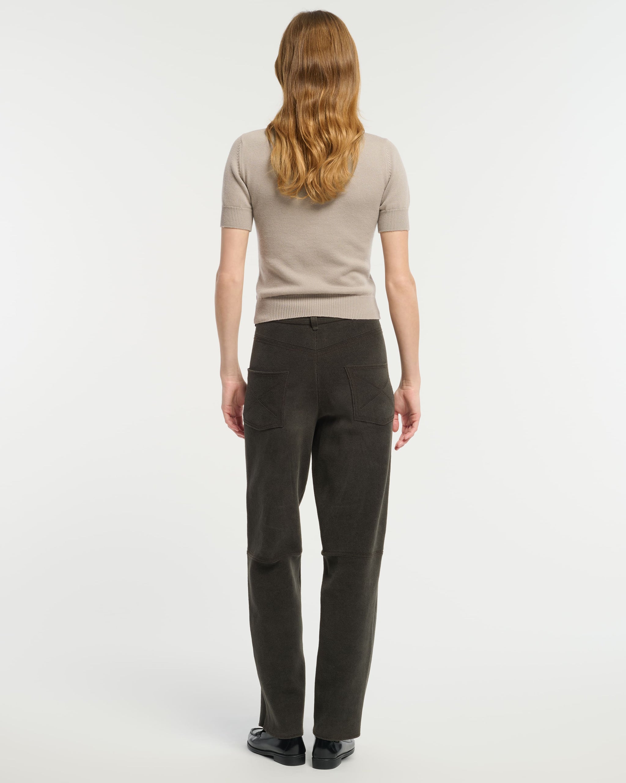 Top en coton et cachemire à boutons bijoux | Barrie - Barrie