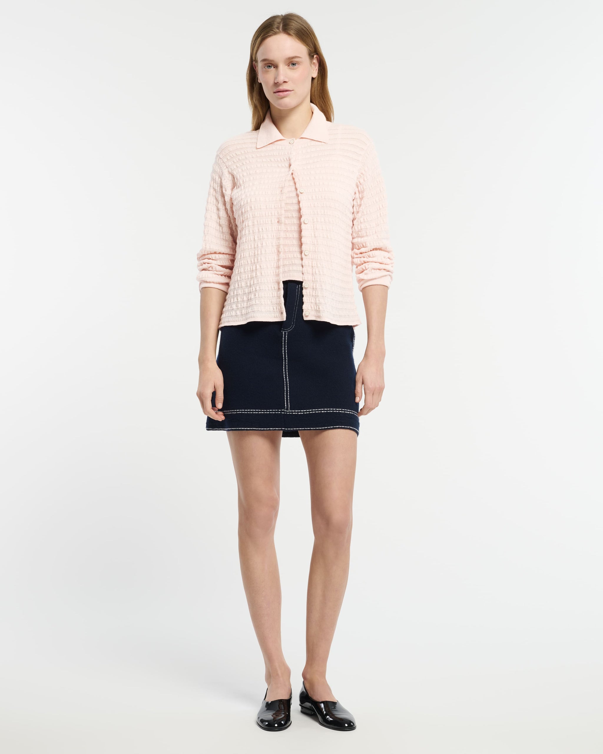 Chemise en maille gaufrée | Barrie - Barrie