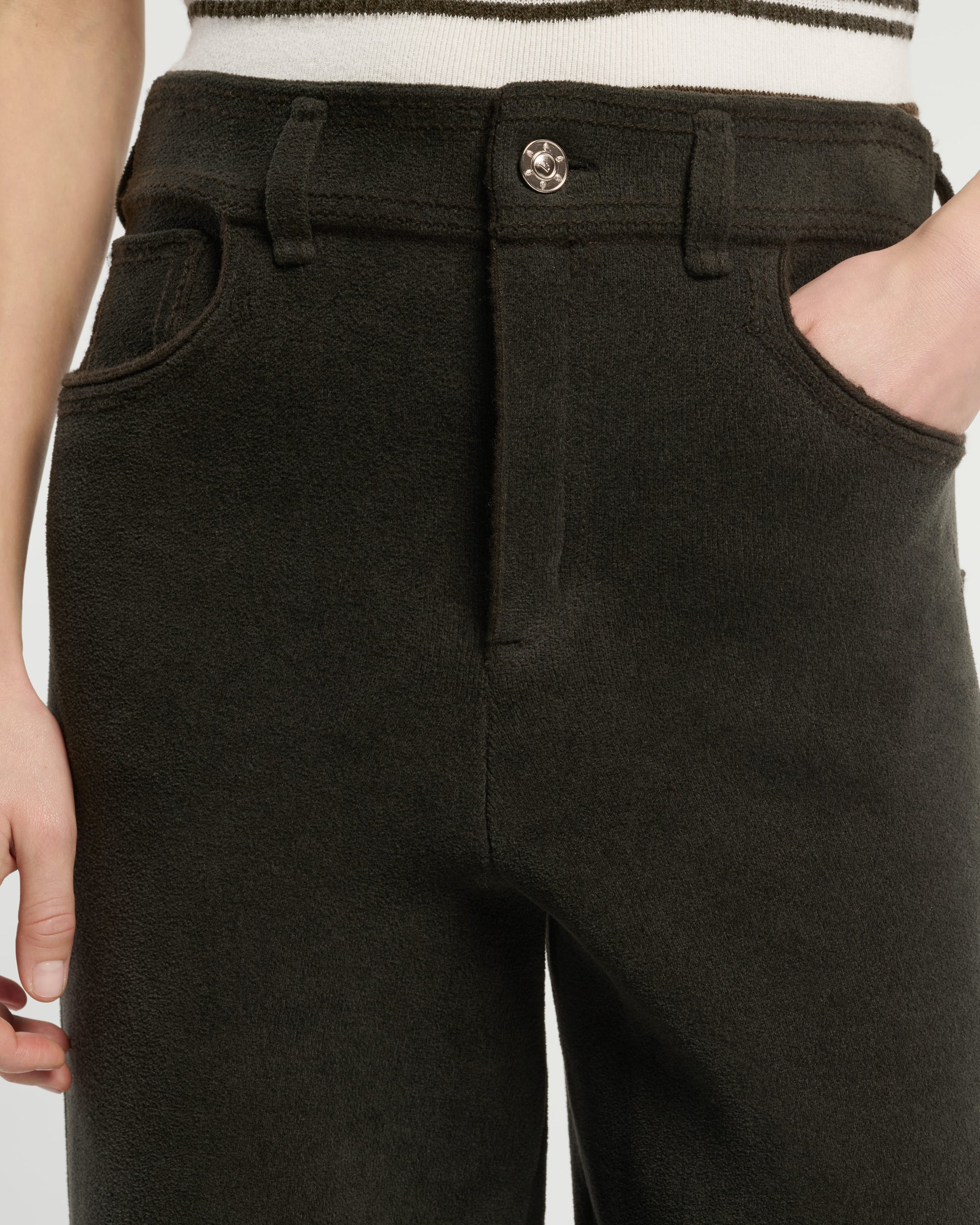 Pantalon effet suède | Barrie - Barrie