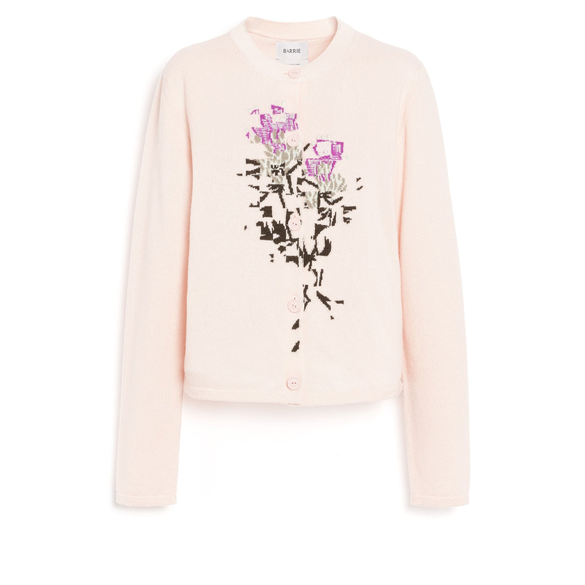 Cardigan en cachemire à motif fleuri - Barrie