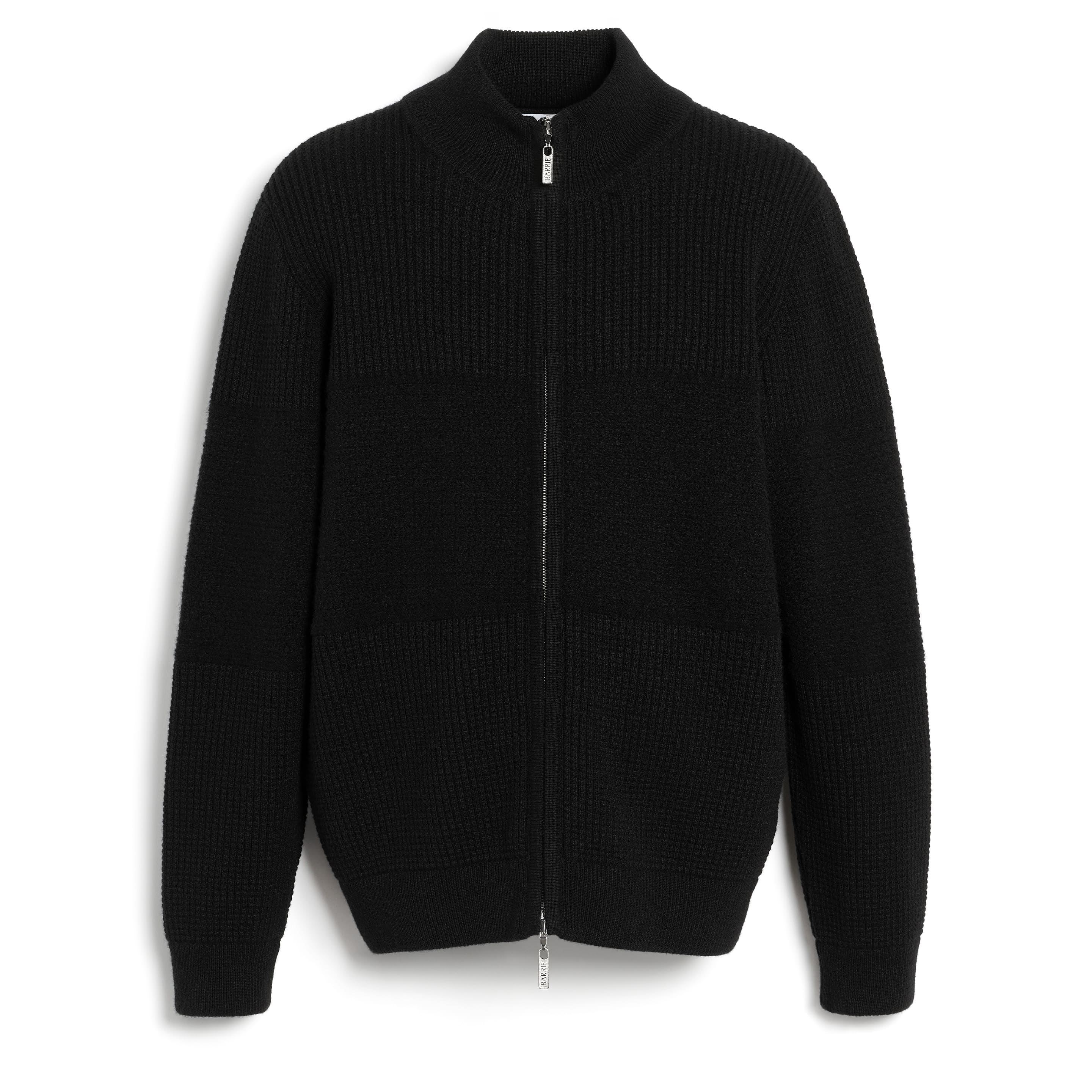 Cardigan en cachemire et laine effet gaufré