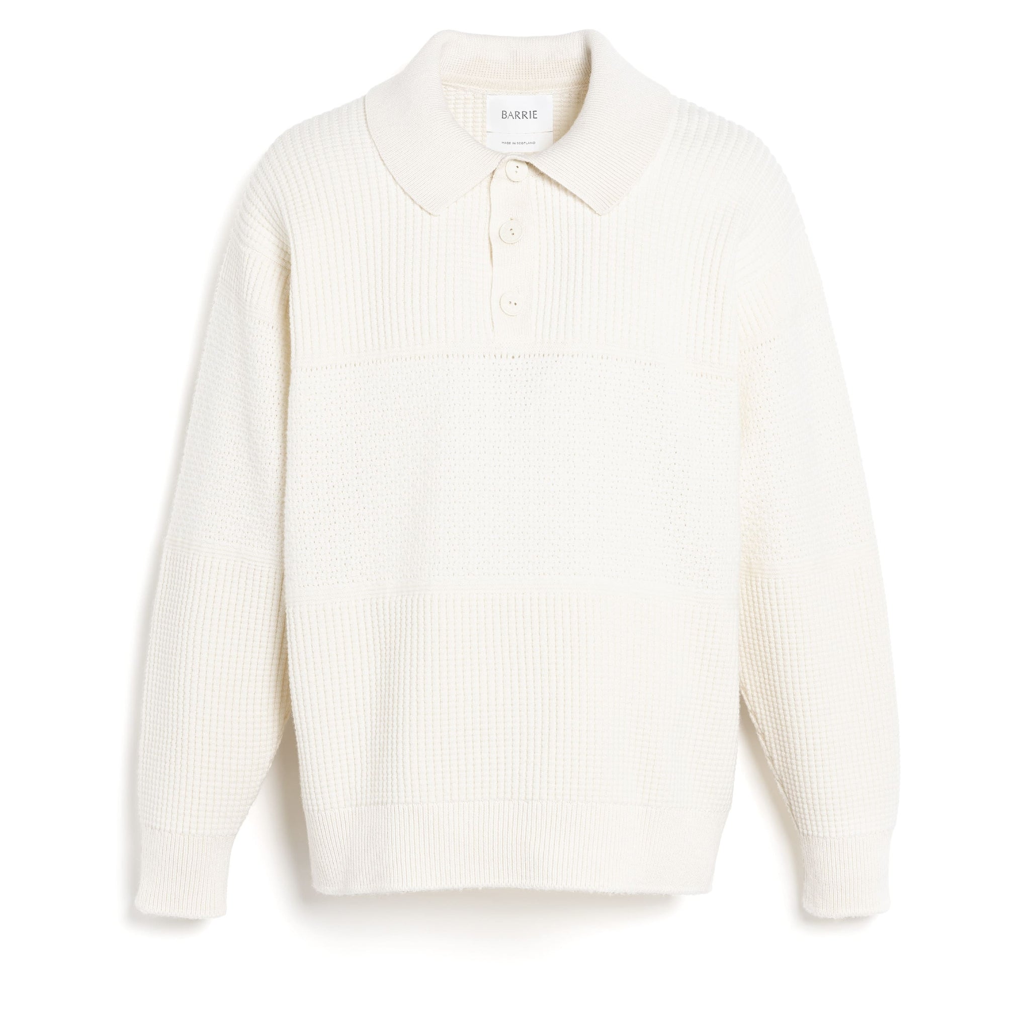 Polo en cachemire effet gaufré | Barrie - Barrie