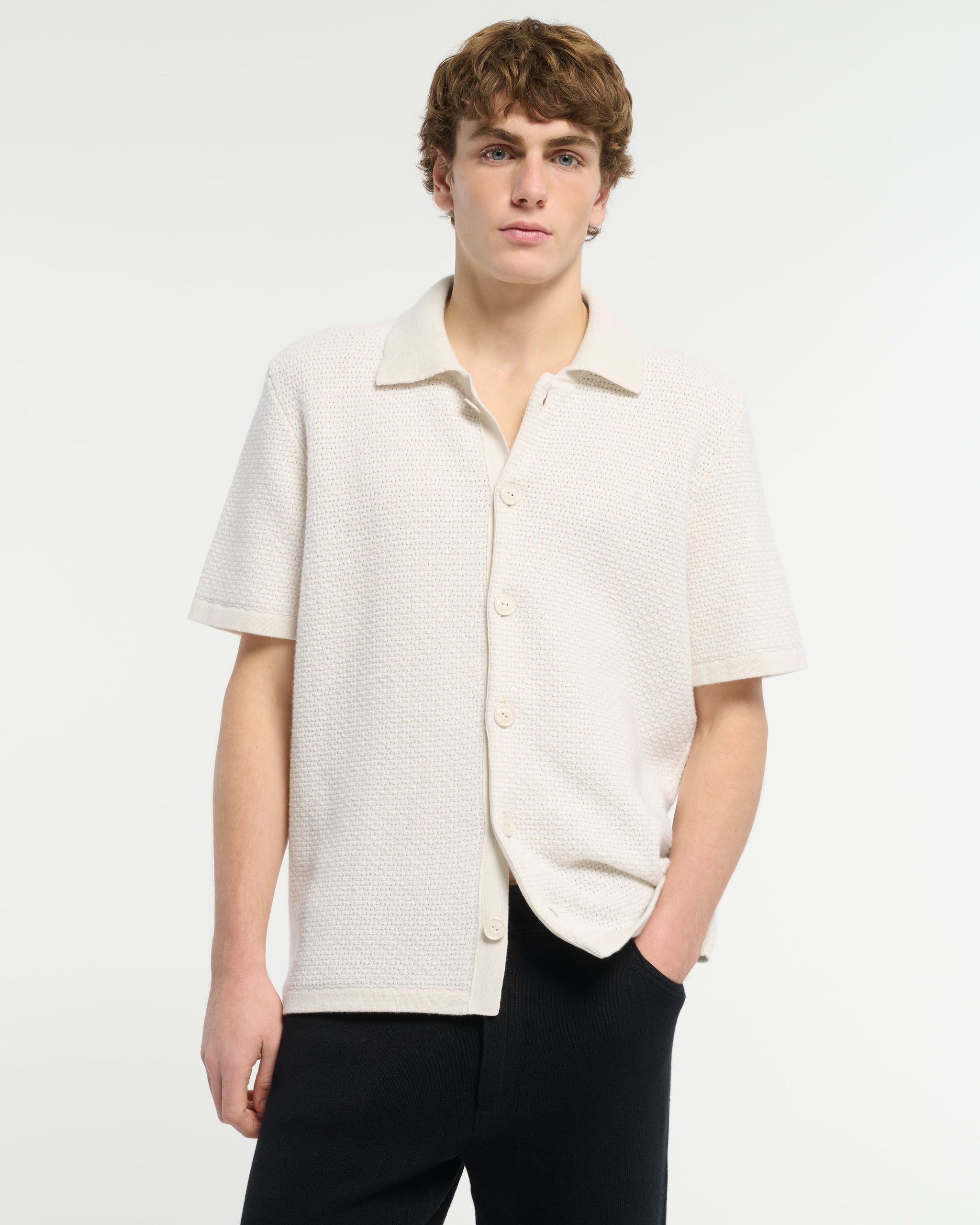 Polo léger en cachemire et laine | Barrie - Barrie