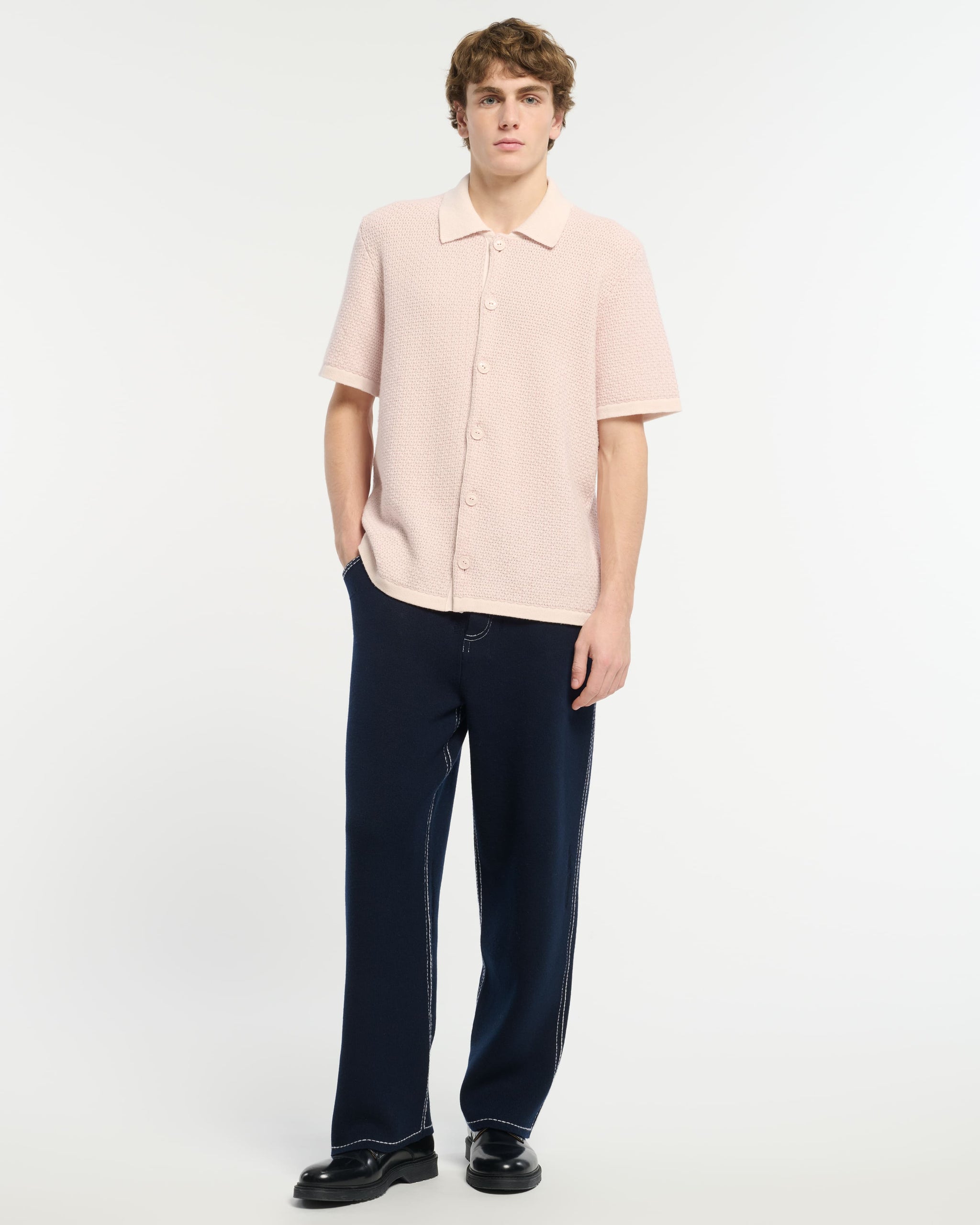 Polo léger en cachemire et laine | Barrie - Barrie