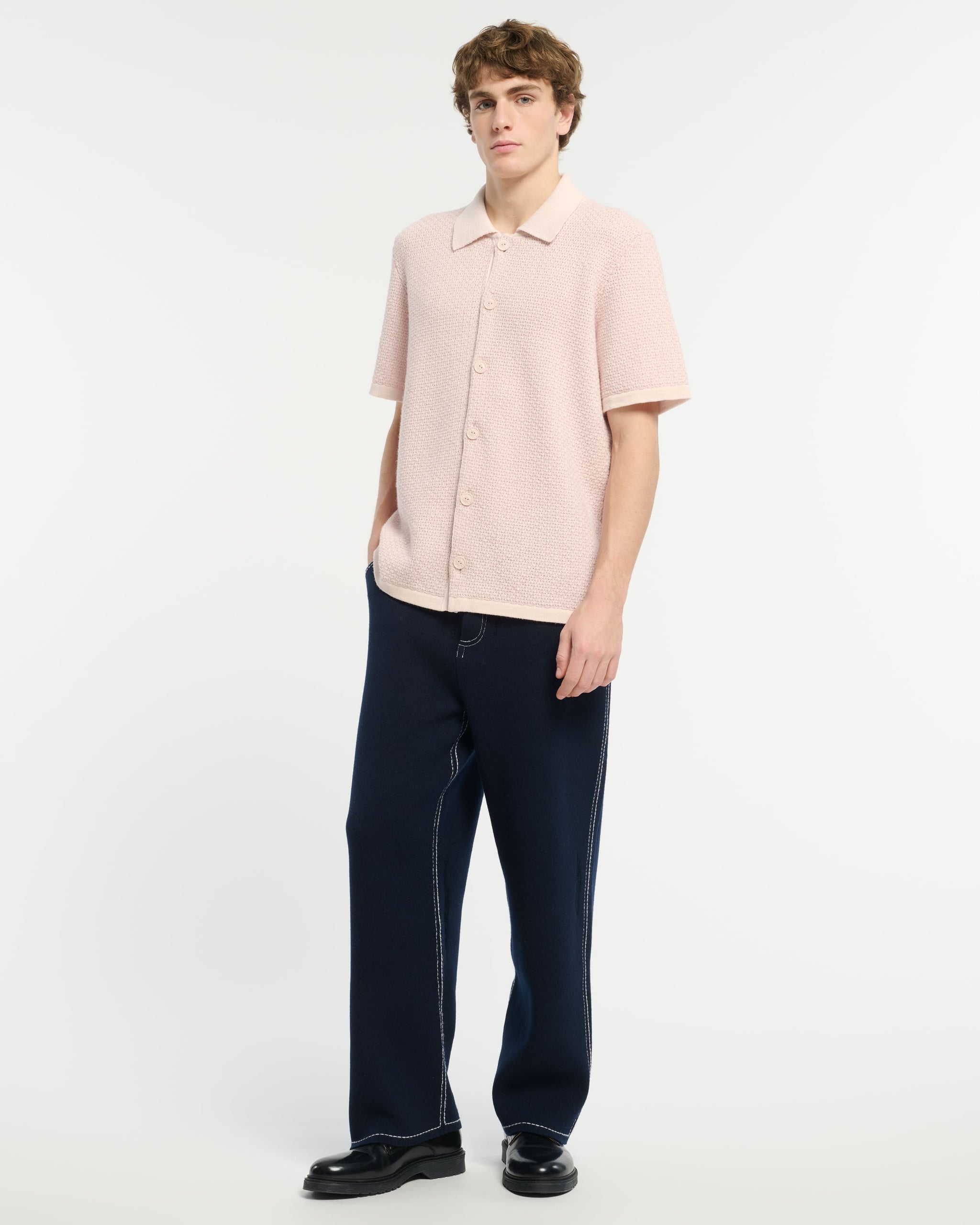 Polo léger en cachemire et laine | Barrie - Barrie