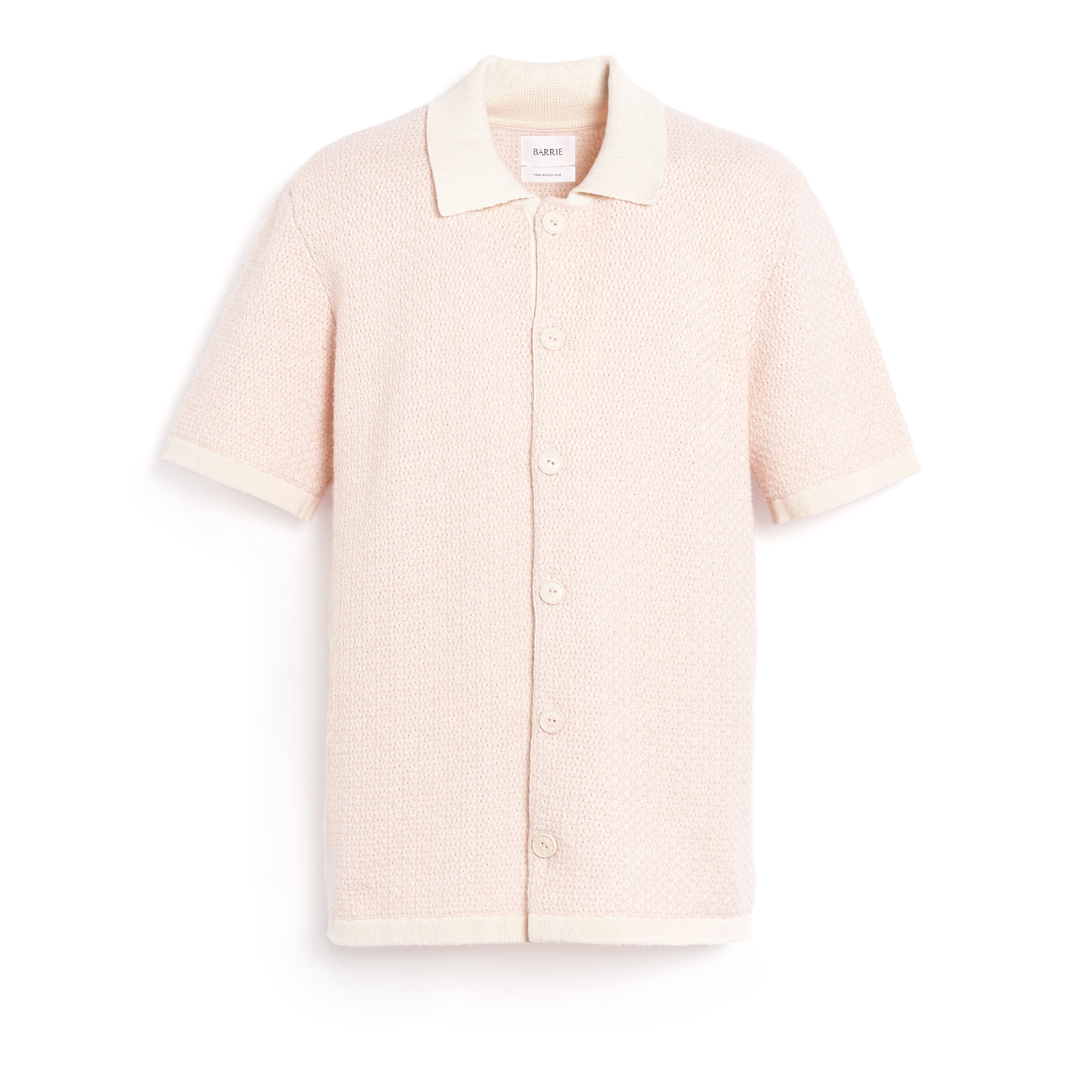 Polo léger en cachemire et laine