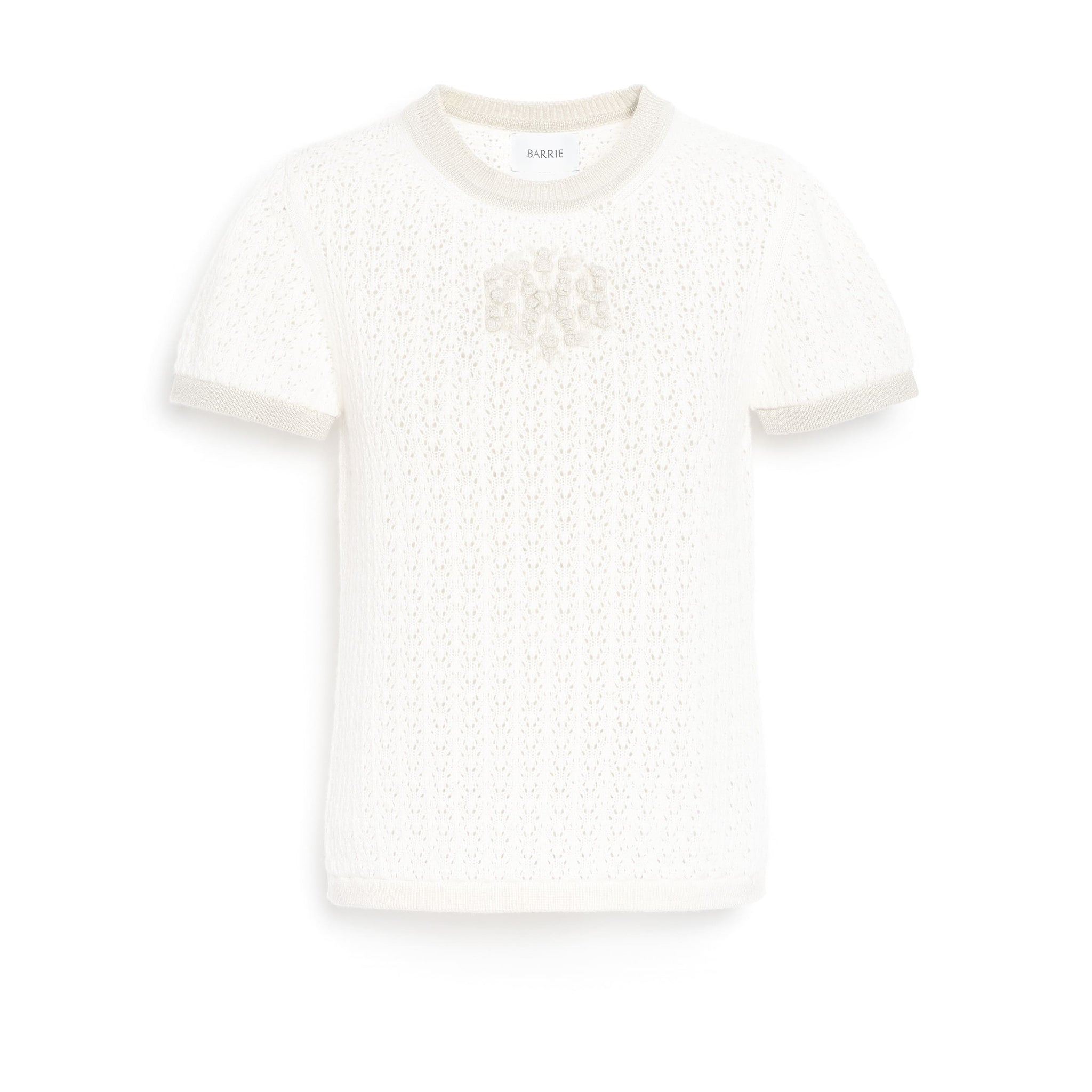 Top en dentelle cachemire logo B - Barrie