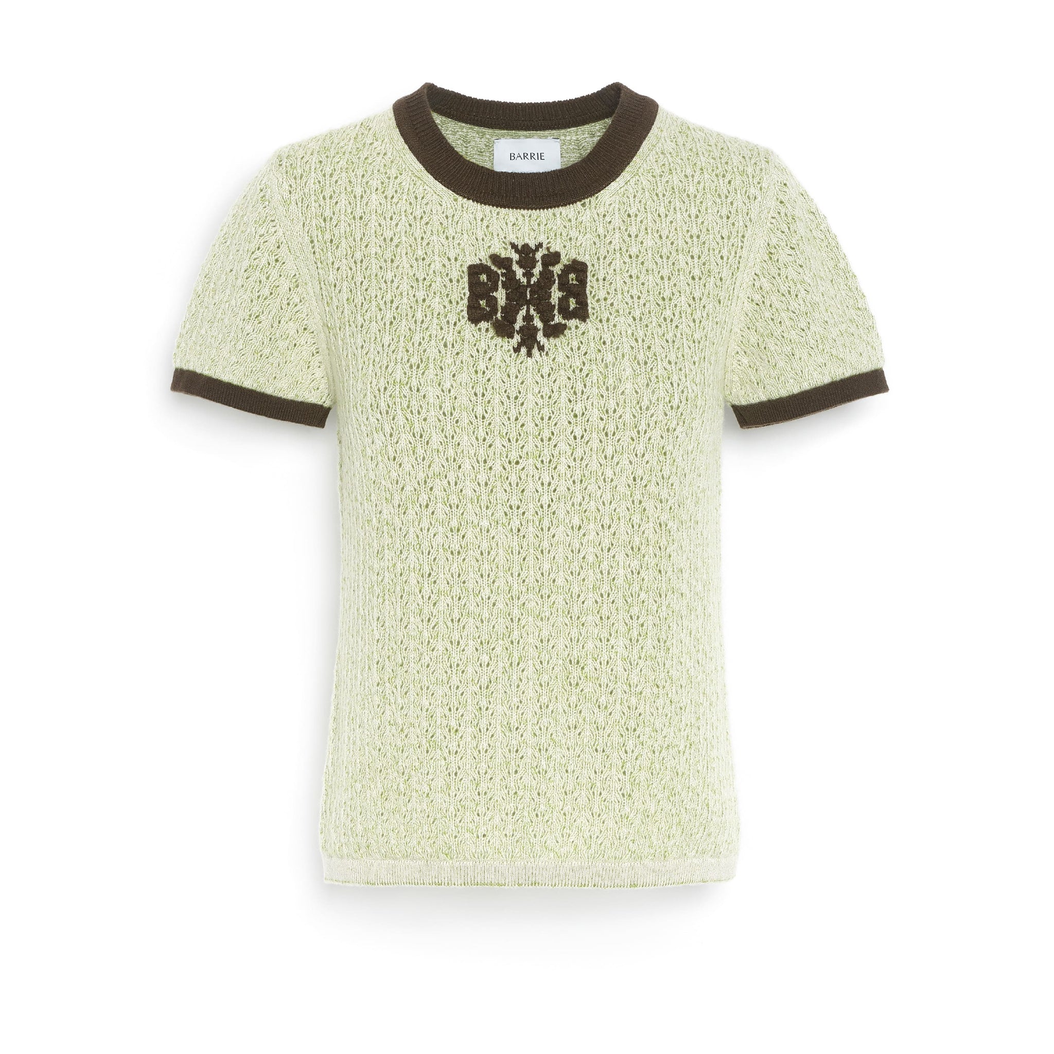 Top en dentelle cachemire logo B | Barrie - Barrie