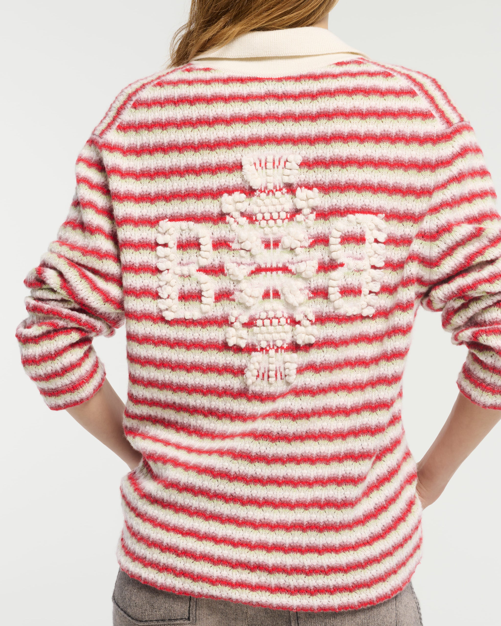 Cashmere lace polo shirt | Barrie - Barrie