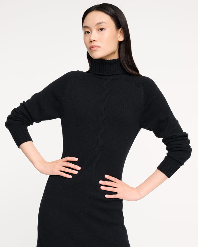 Robe longue en cachemire à détail torsadé | Barrie - Barrie