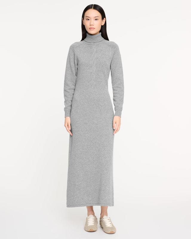 Robe longue en cachemire à détail torsadé | Barrie - Barrie