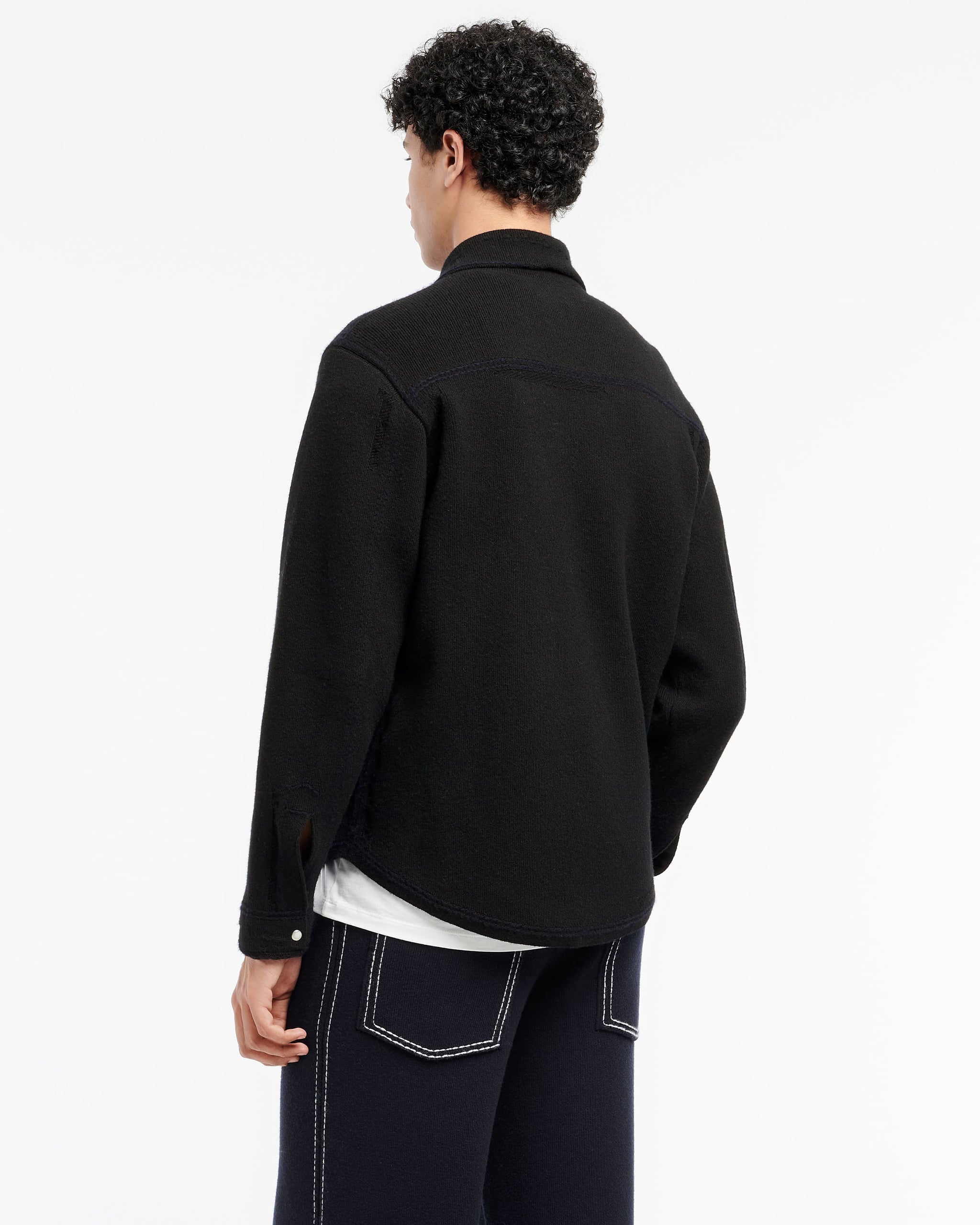 Surchemise Denim en cachemire et coton | Barrie - Barrie