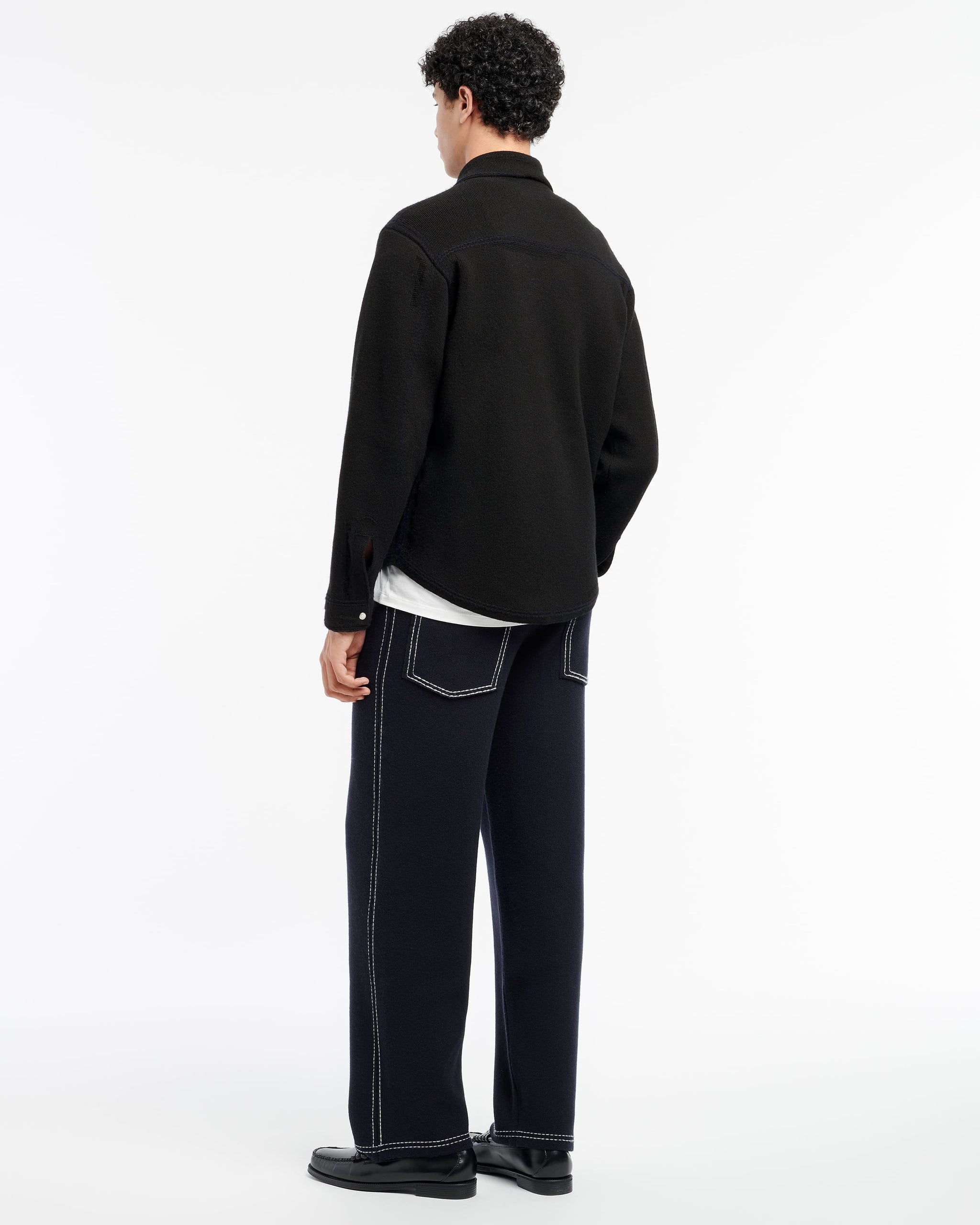 Surchemise Denim en cachemire et coton | Barrie - Barrie