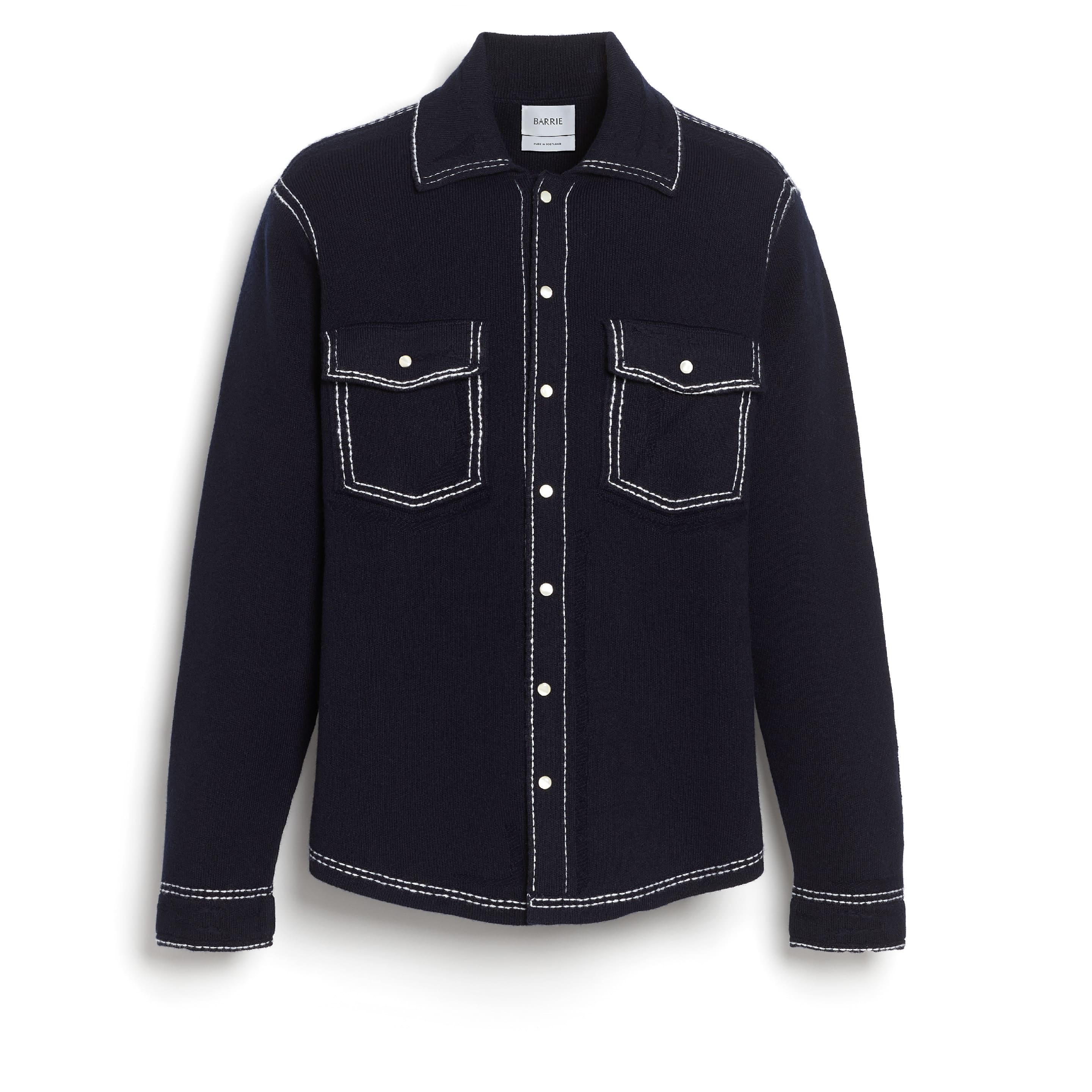Surchemise Denim en cachemire et coton
