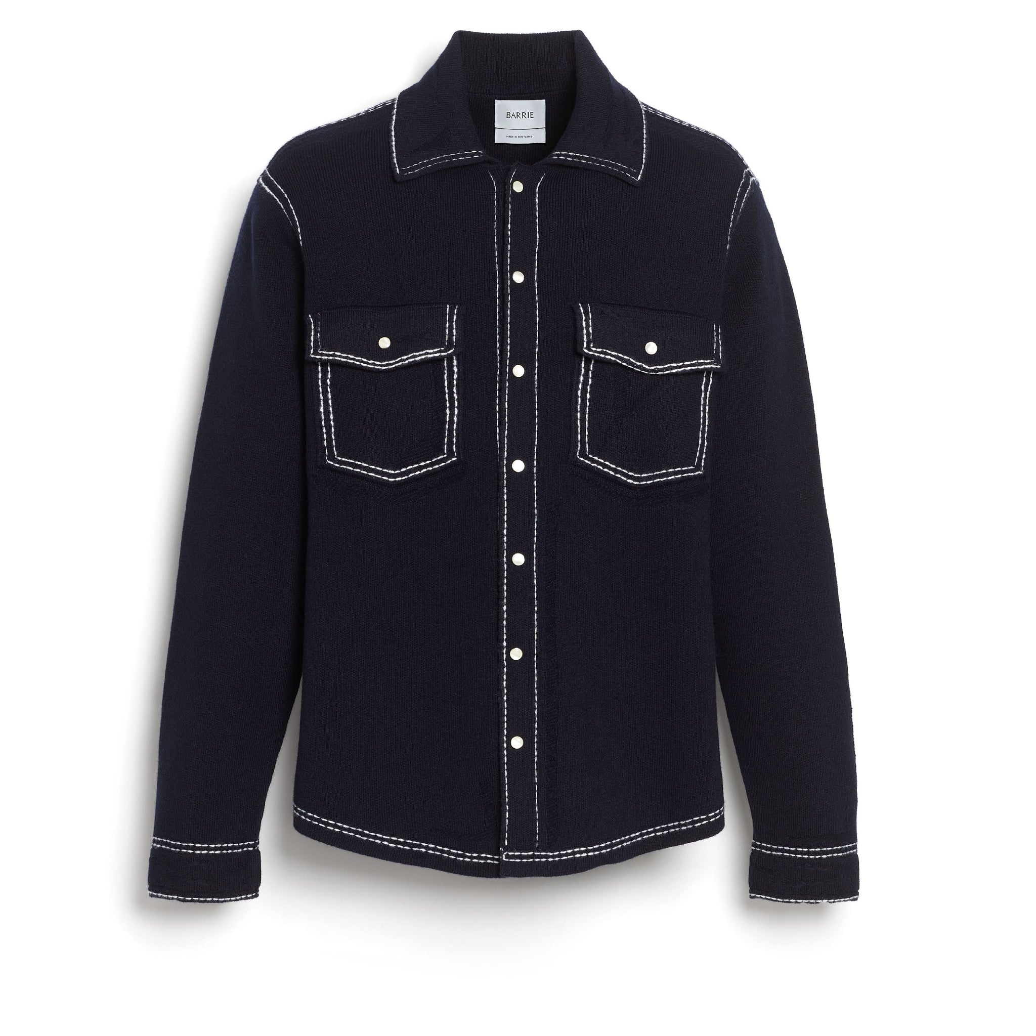 Cashmere and cotton Denim overshirt | Barrie - Barrie