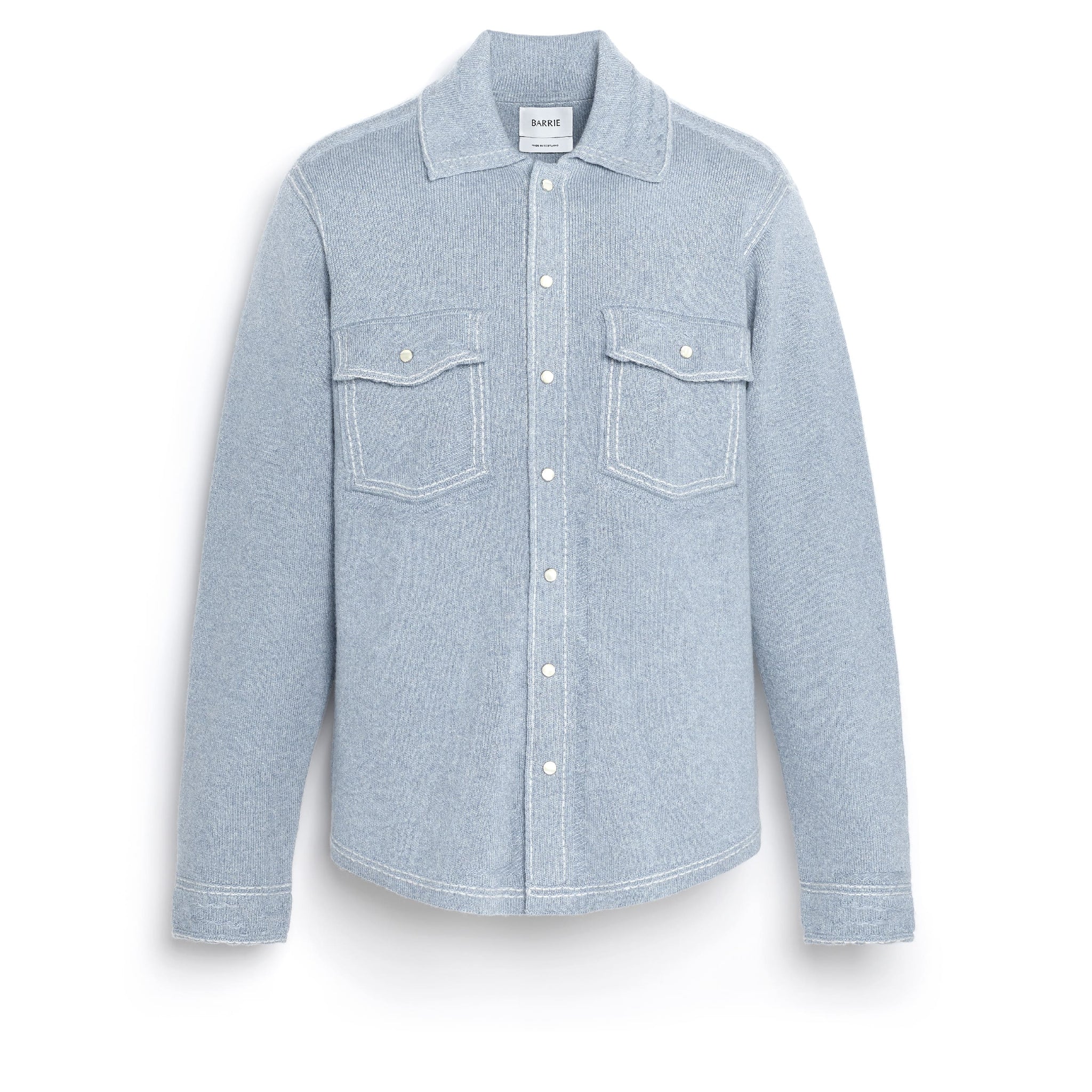 Cashmere and cotton Denim overshirt | Barrie - Barrie