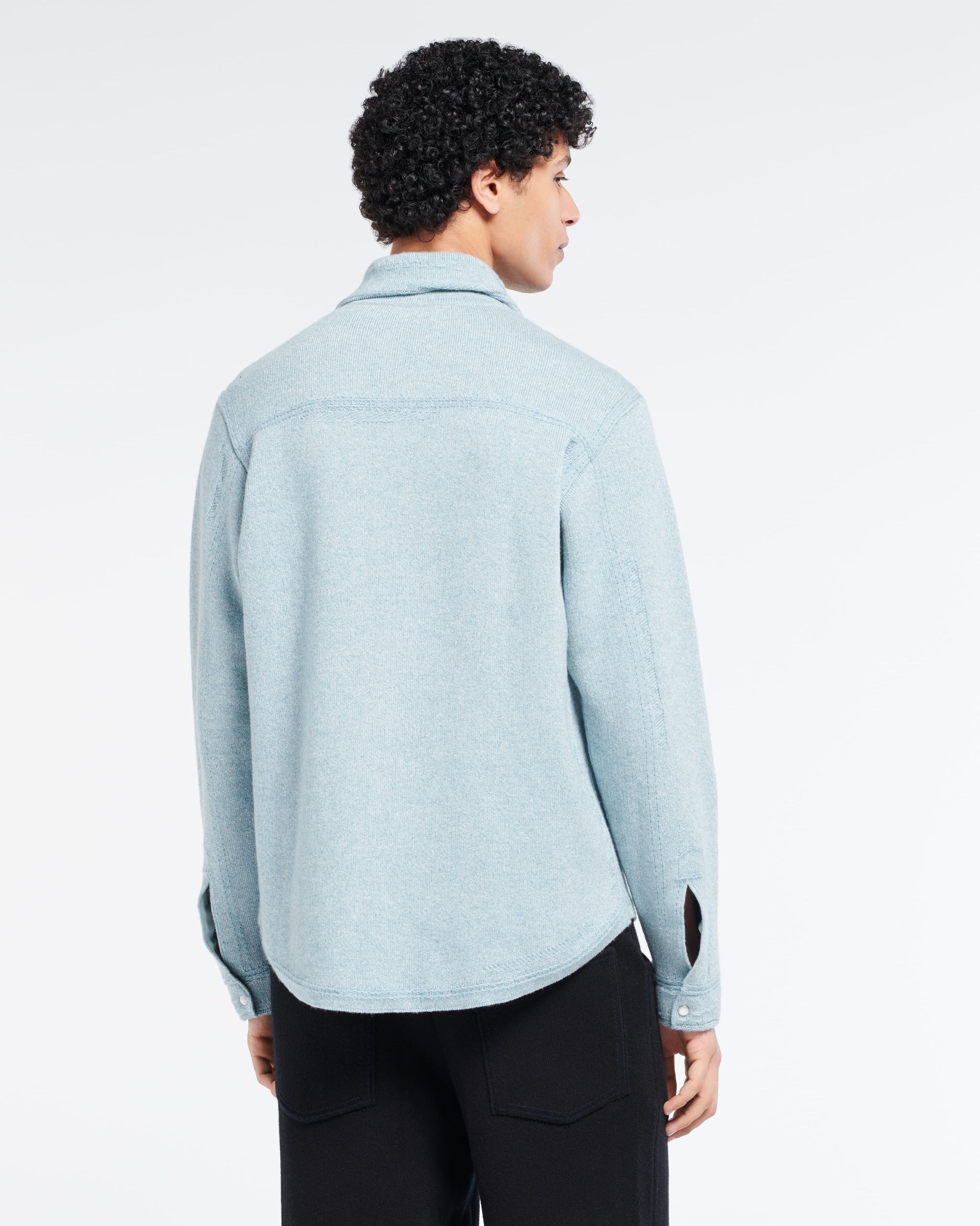 Surchemise Denim en cachemire et coton | Barrie - Barrie