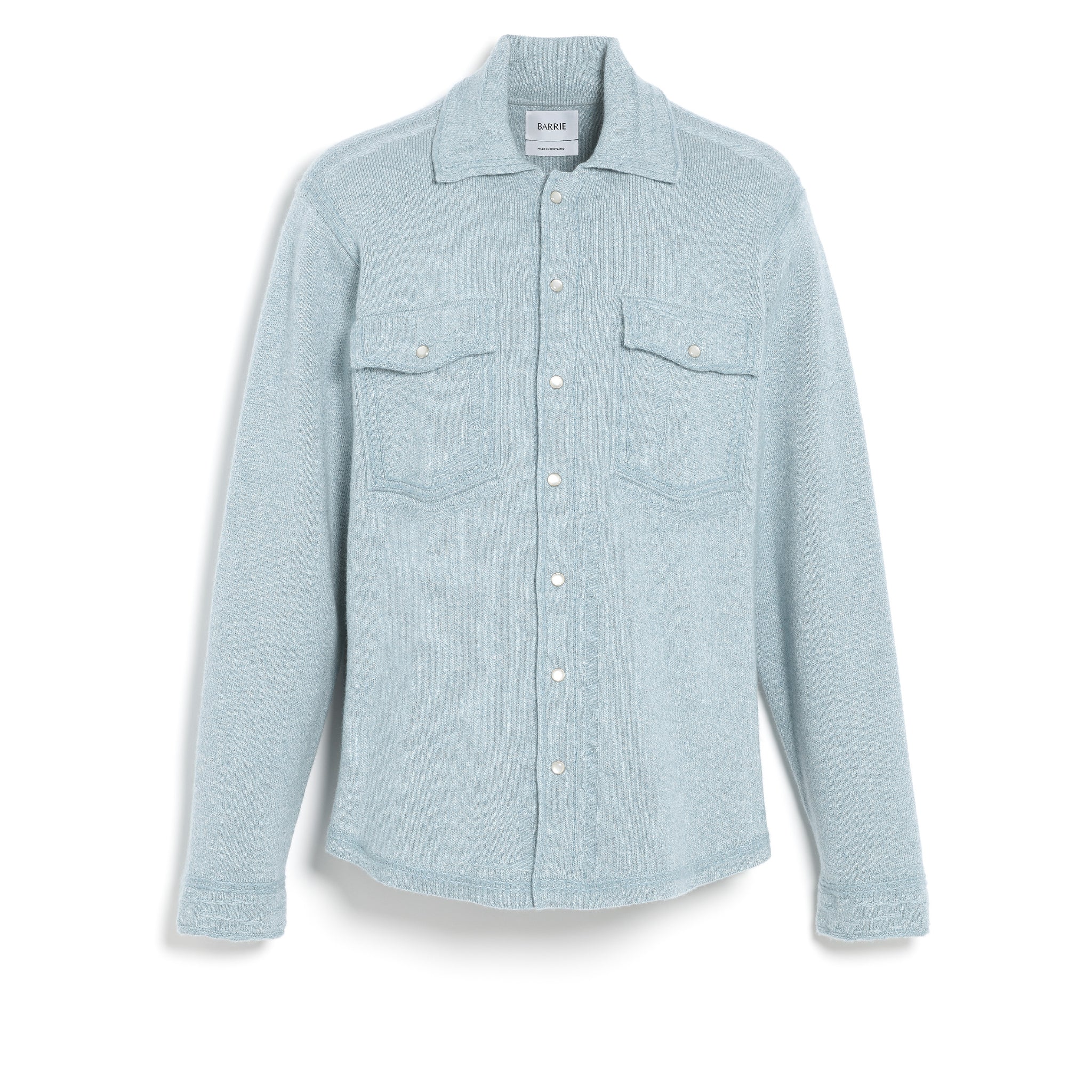 Cashmere and cotton Denim overshirt | Barrie - Barrie