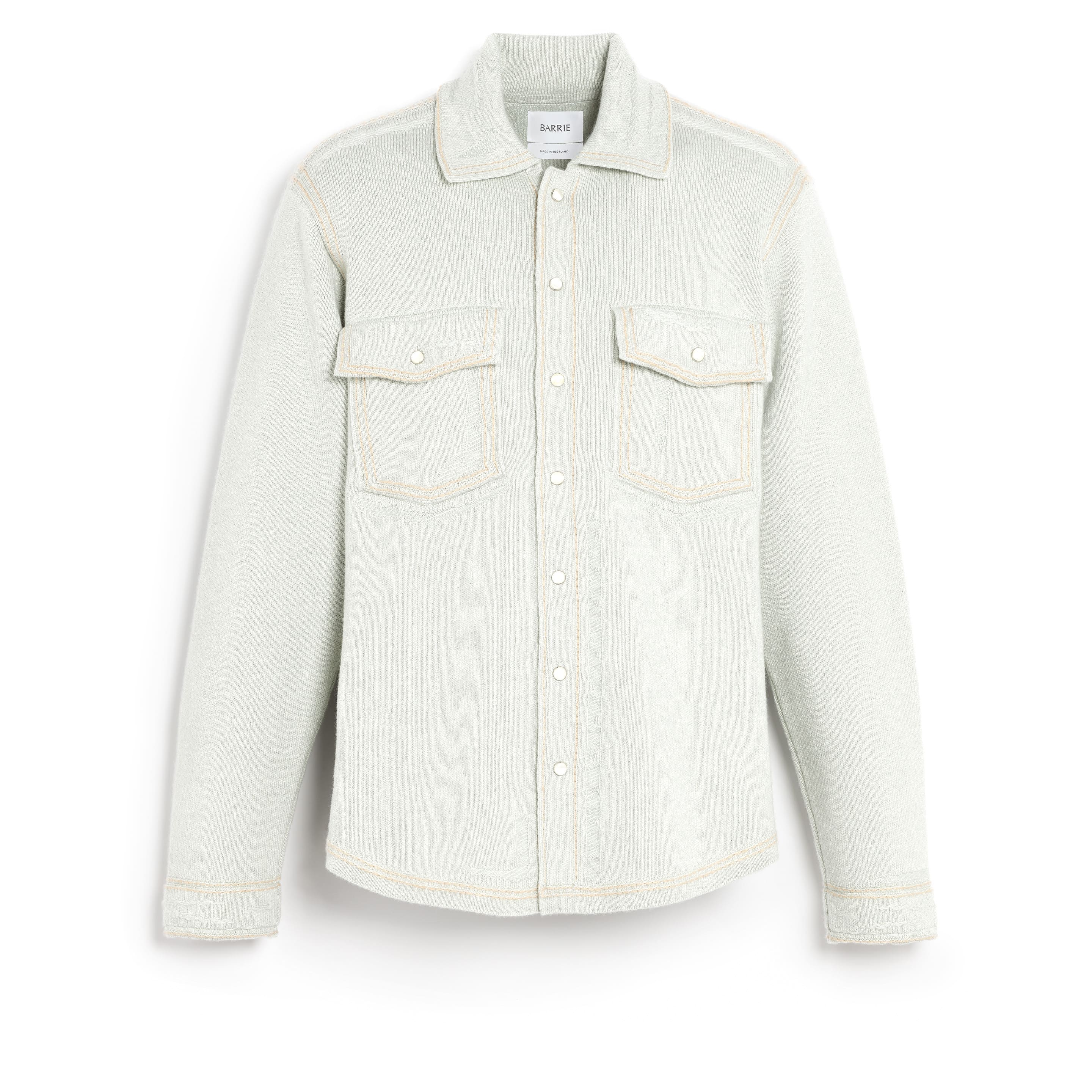 Cashmere and cotton Denim overshirt