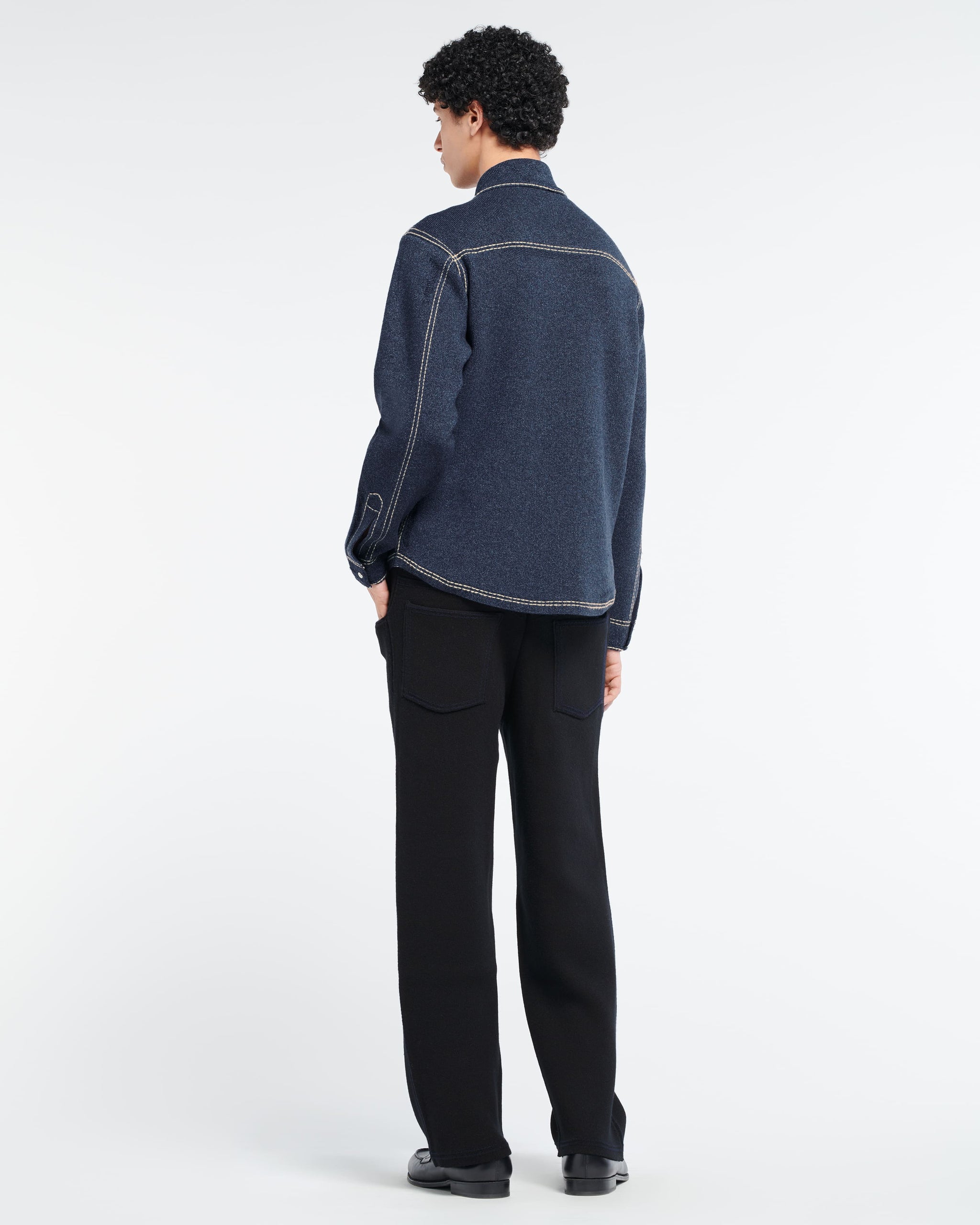 Surchemise Denim en cachemire et coton | Barrie - Barrie