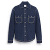 barrie Surchemise Denim en cachemire et coton