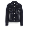 barrie Veste Denim ajustée en cachemire et coton