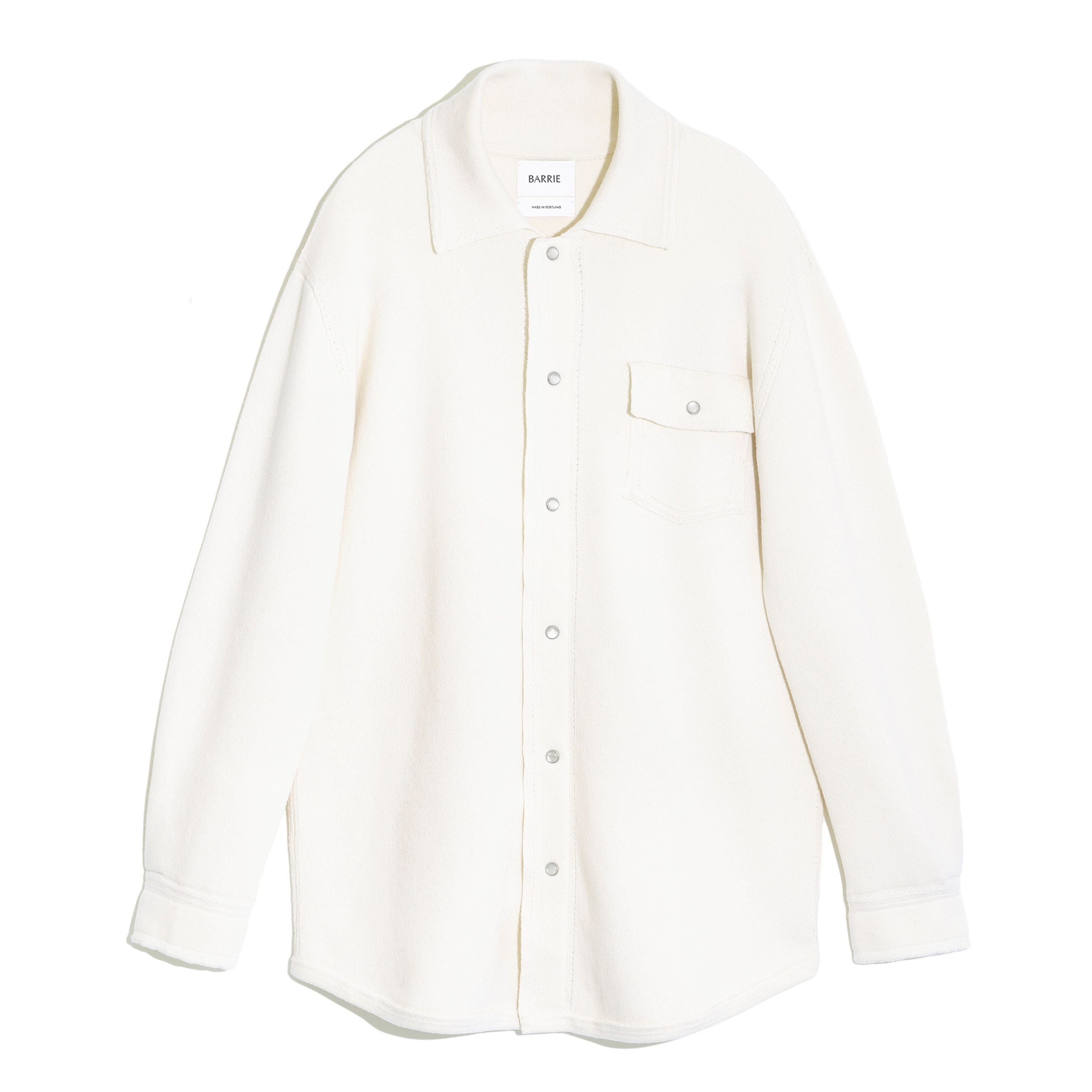 Cashmere and cotton overshirt