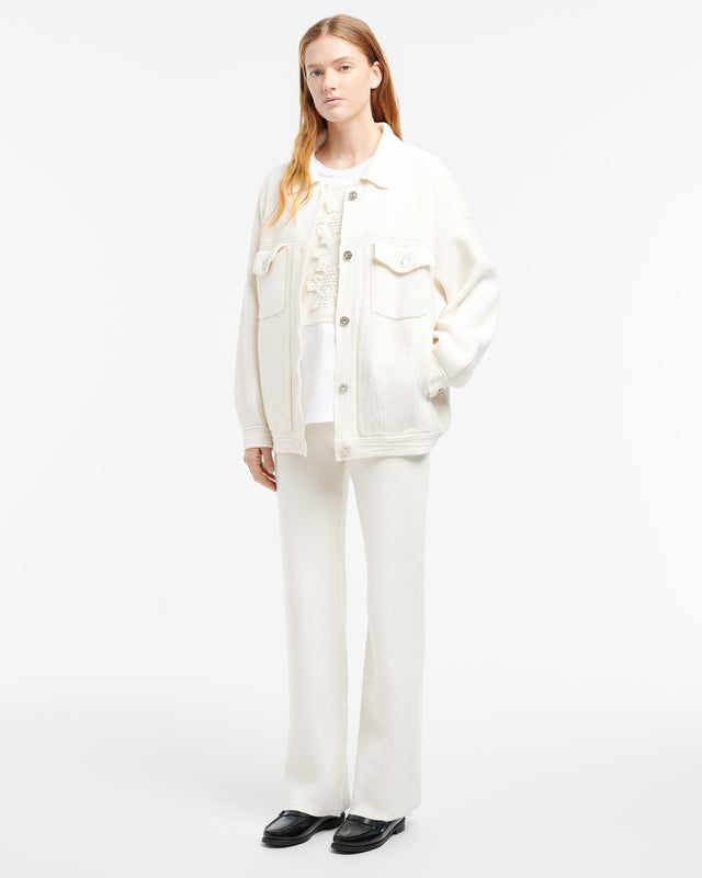 Pantalon Denim en cachemire et coton | Barrie - Barrie