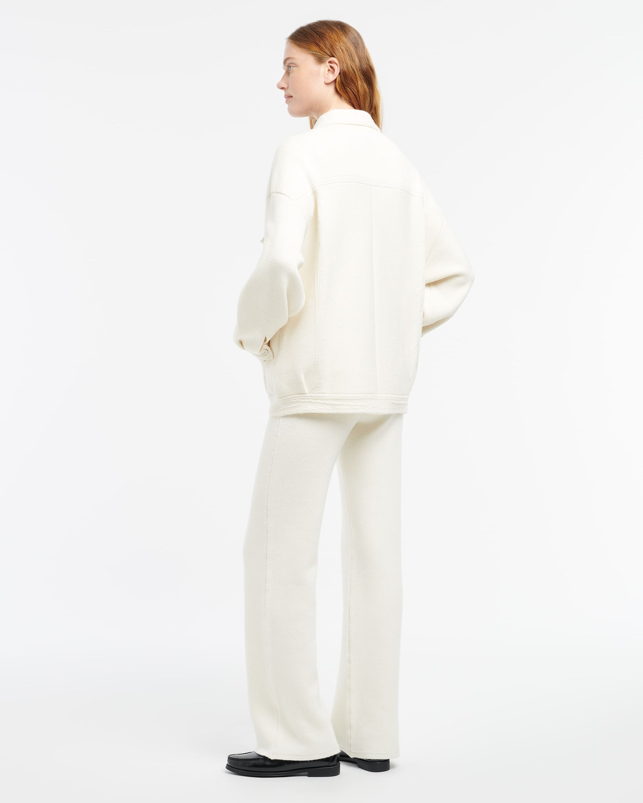 Veste Denim oversize en cachemire et coton | Barrie - Barrie