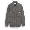 barrie Veste Denim oversize en cachemire et coton