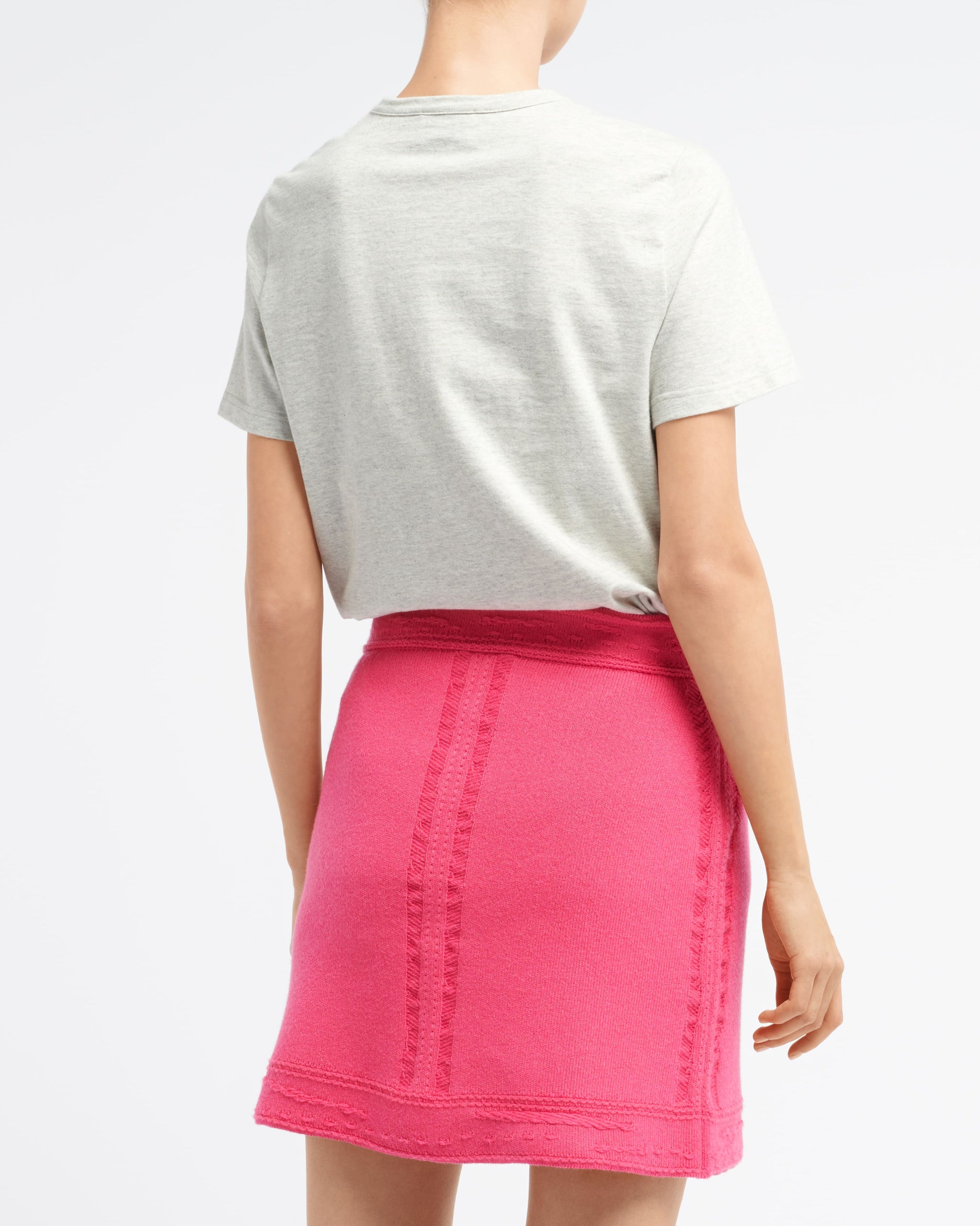 Jupe Denim en cachemire et coton | Barrie - Barrie