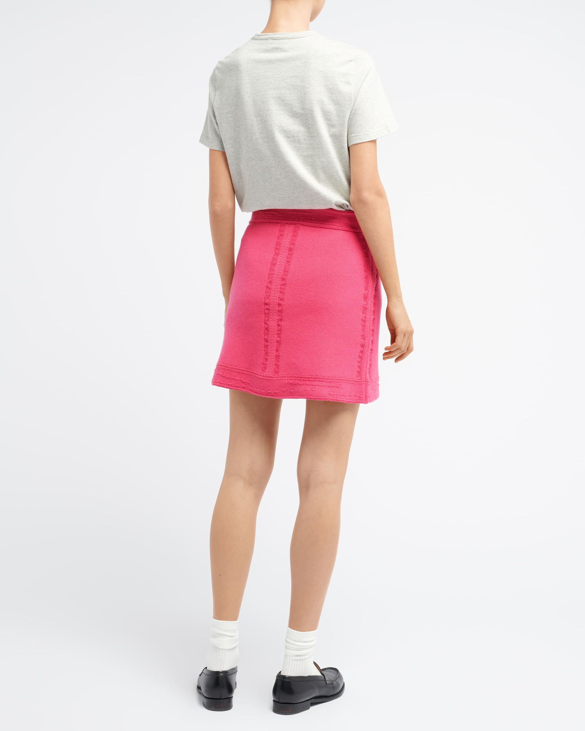 Jupe Denim en cachemire et coton | Barrie - Barrie