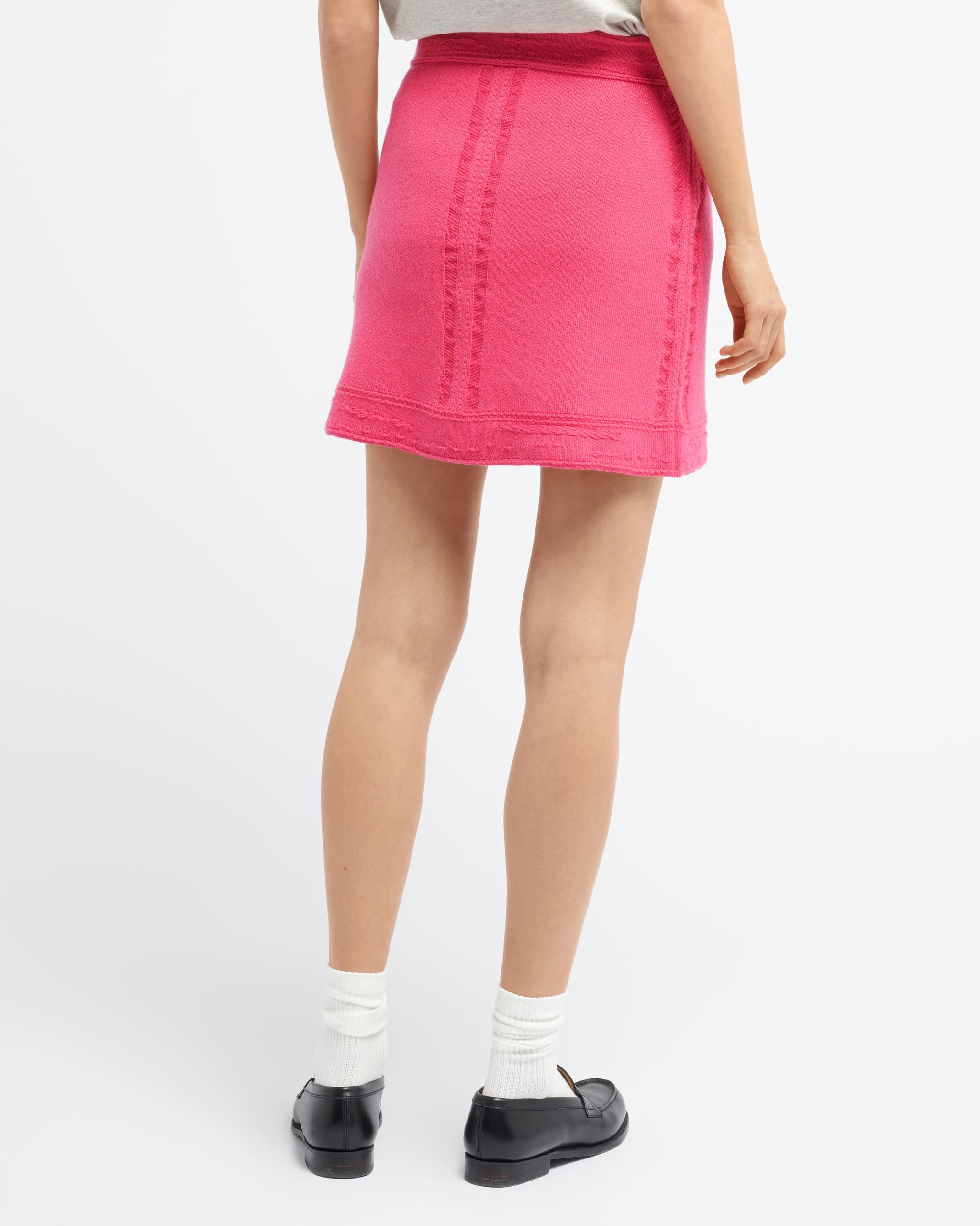 Jupe Denim en cachemire et coton | Barrie - Barrie