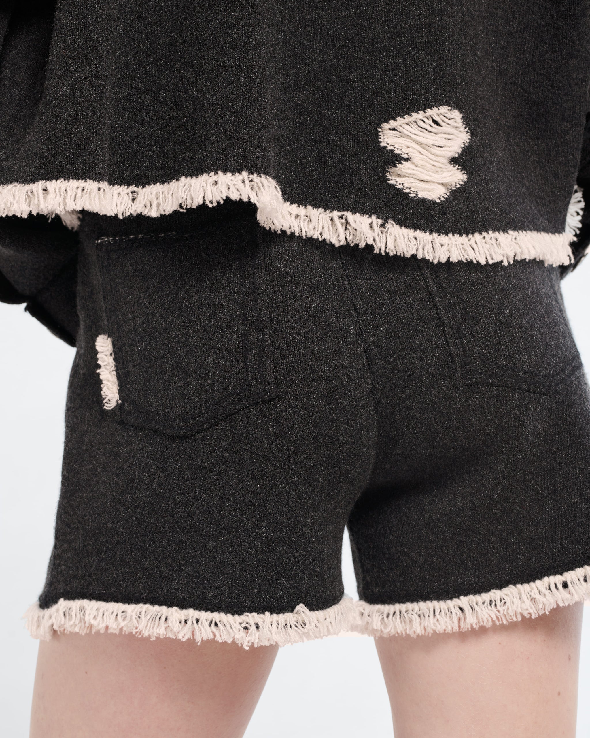 Short Denim à franges | Barrie - Barrie