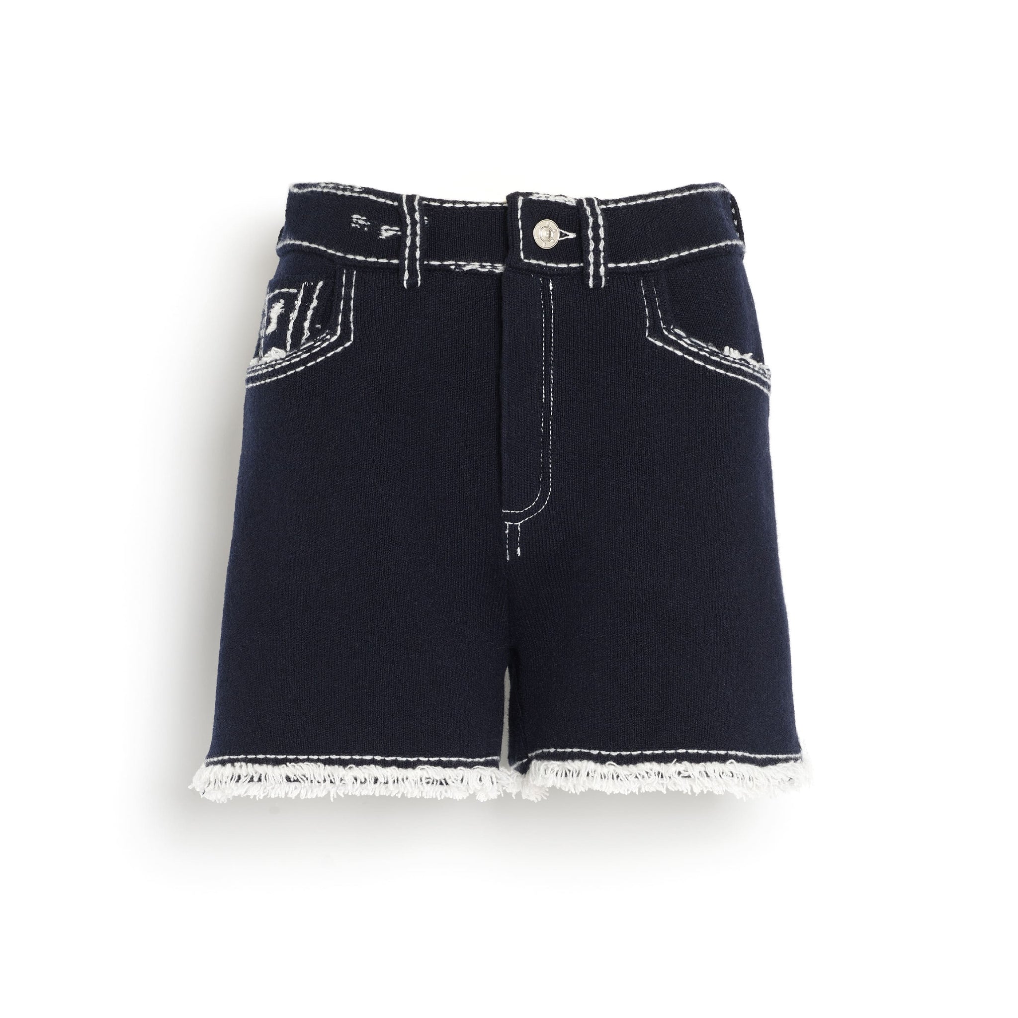 Short Denim à franges | Barrie - Barrie