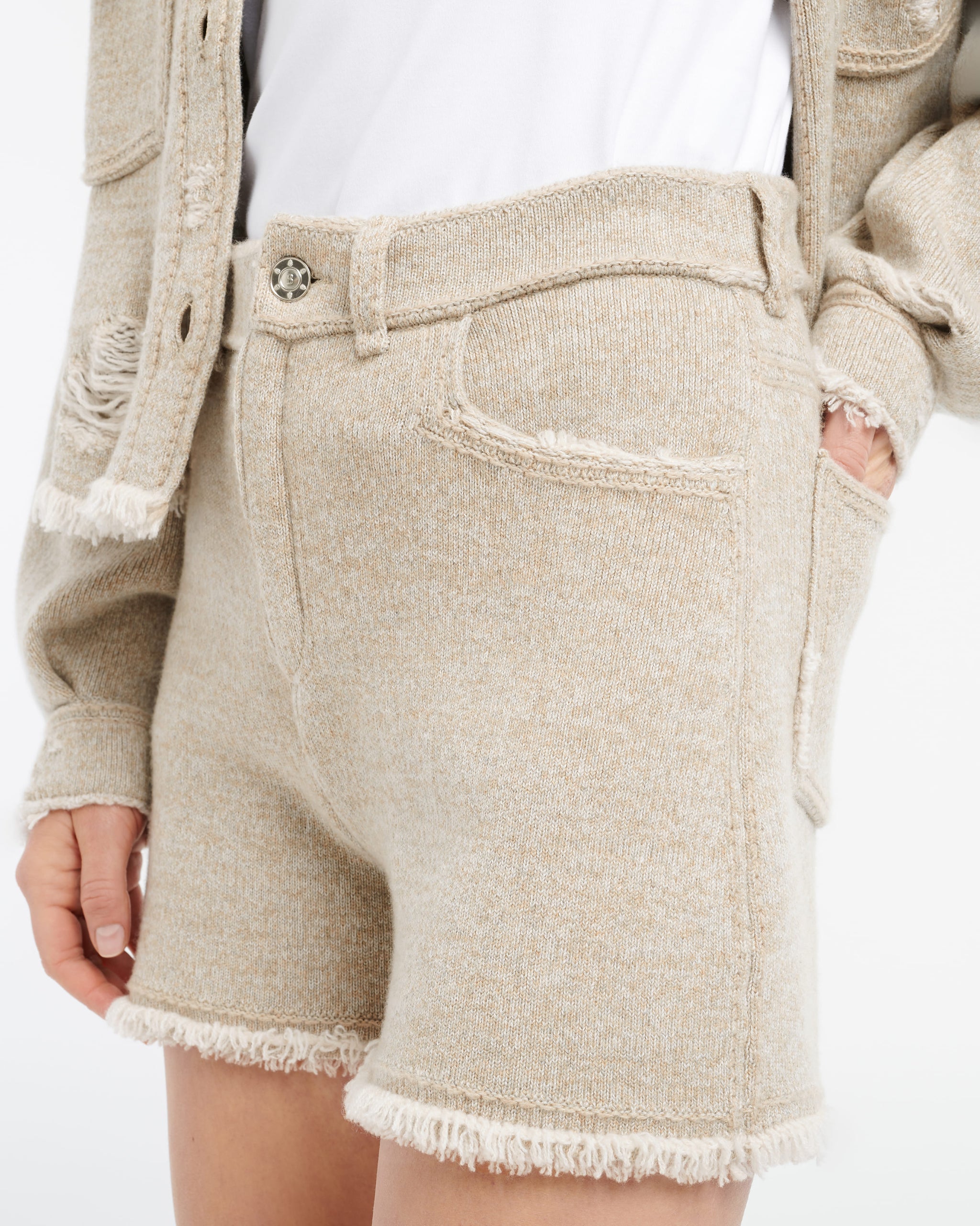 Short Denim à franges | Barrie - Barrie