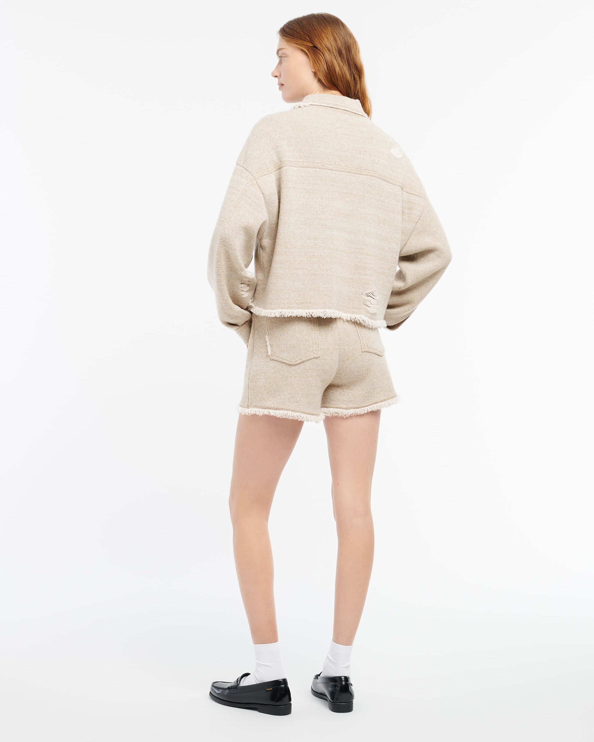 Short Denim à franges | Barrie - Barrie