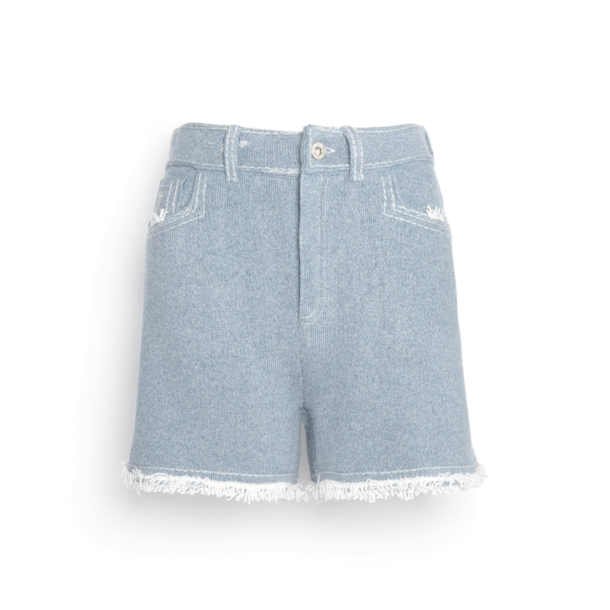 Short Denim à franges | Barrie - Barrie