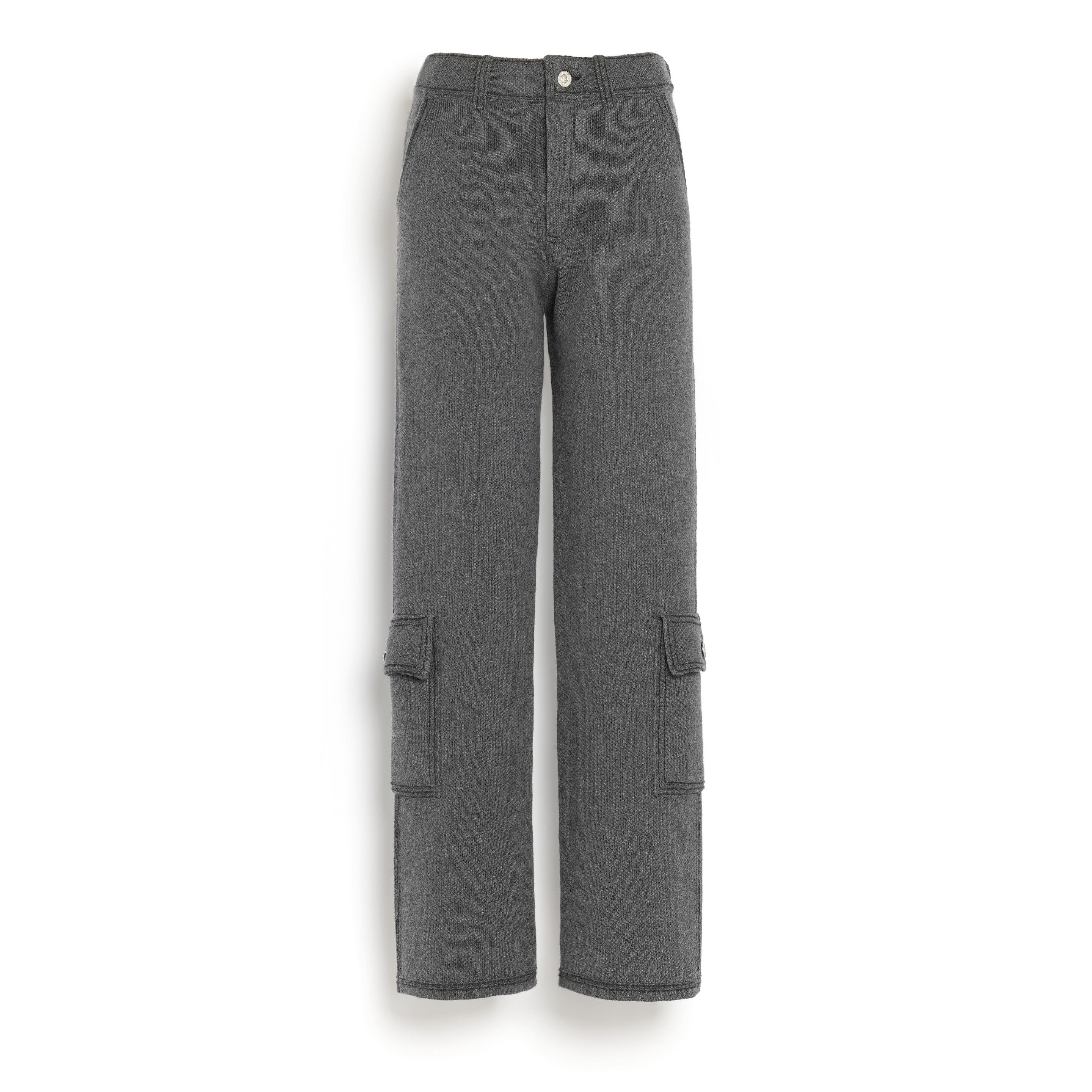 Pantalon Denim cargo en cachemire et coton