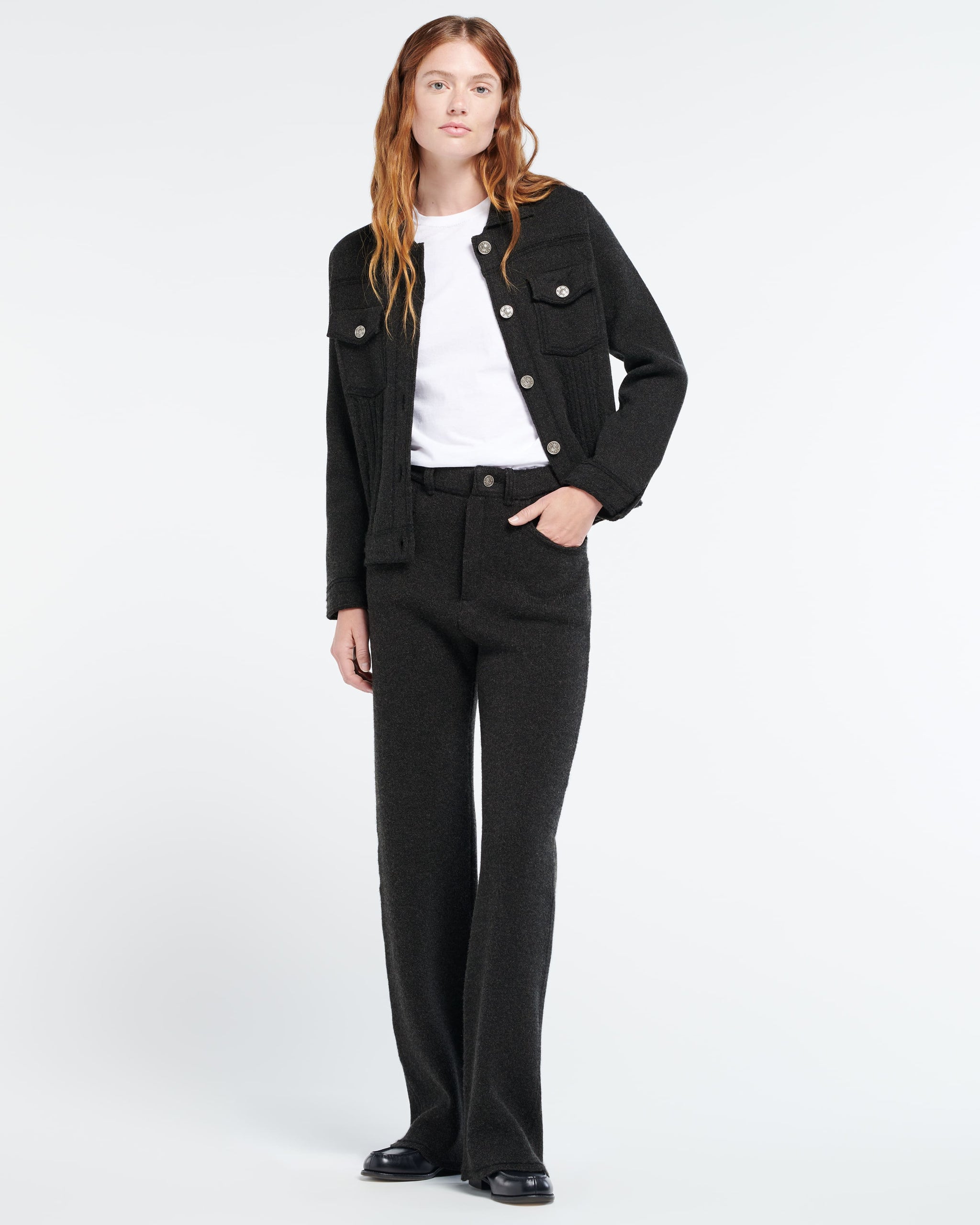 Pantalon Denim en cachemire et coton | Barrie - Barrie