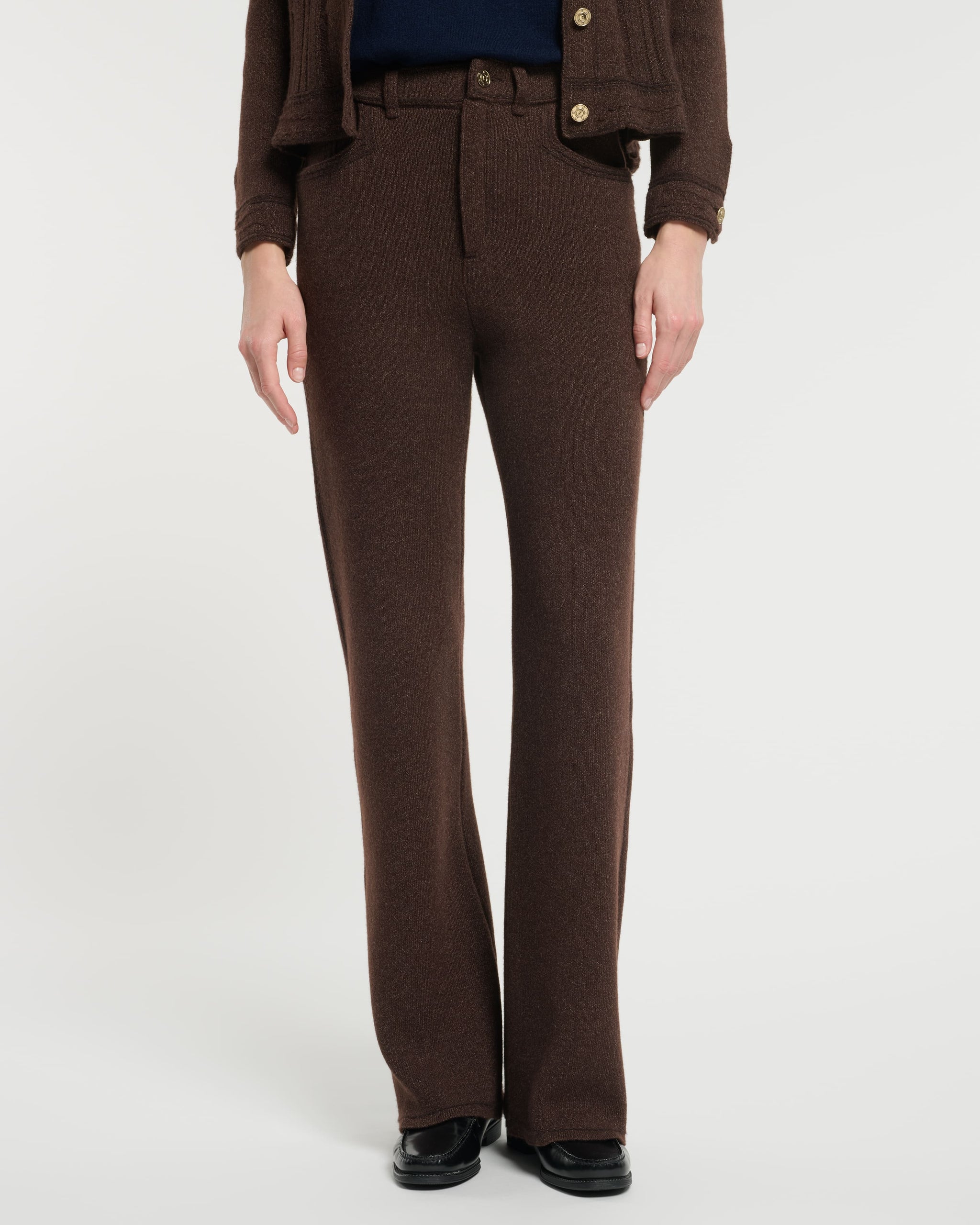 Pantalon Denim en cachemire et coton | Barrie - Barrie