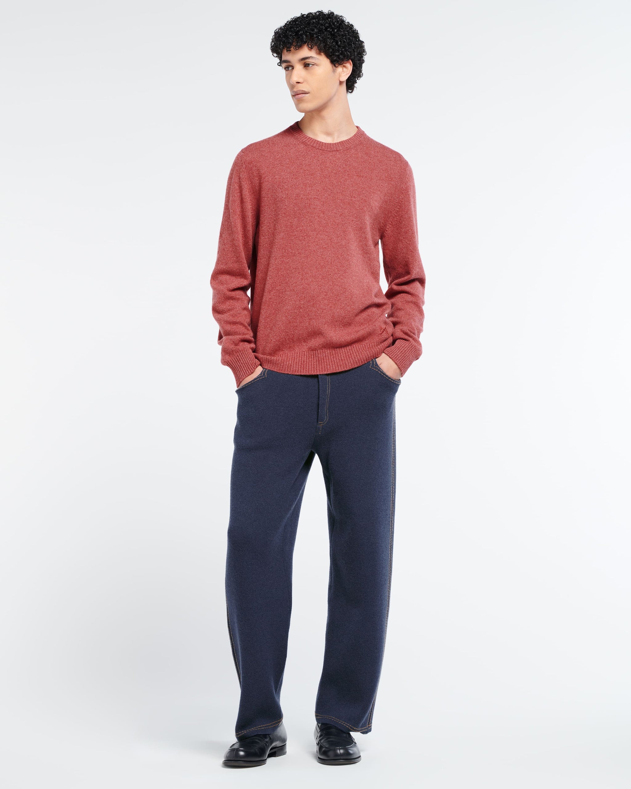 Cashmere and cotton Denim trousers | Barrie - Barrie