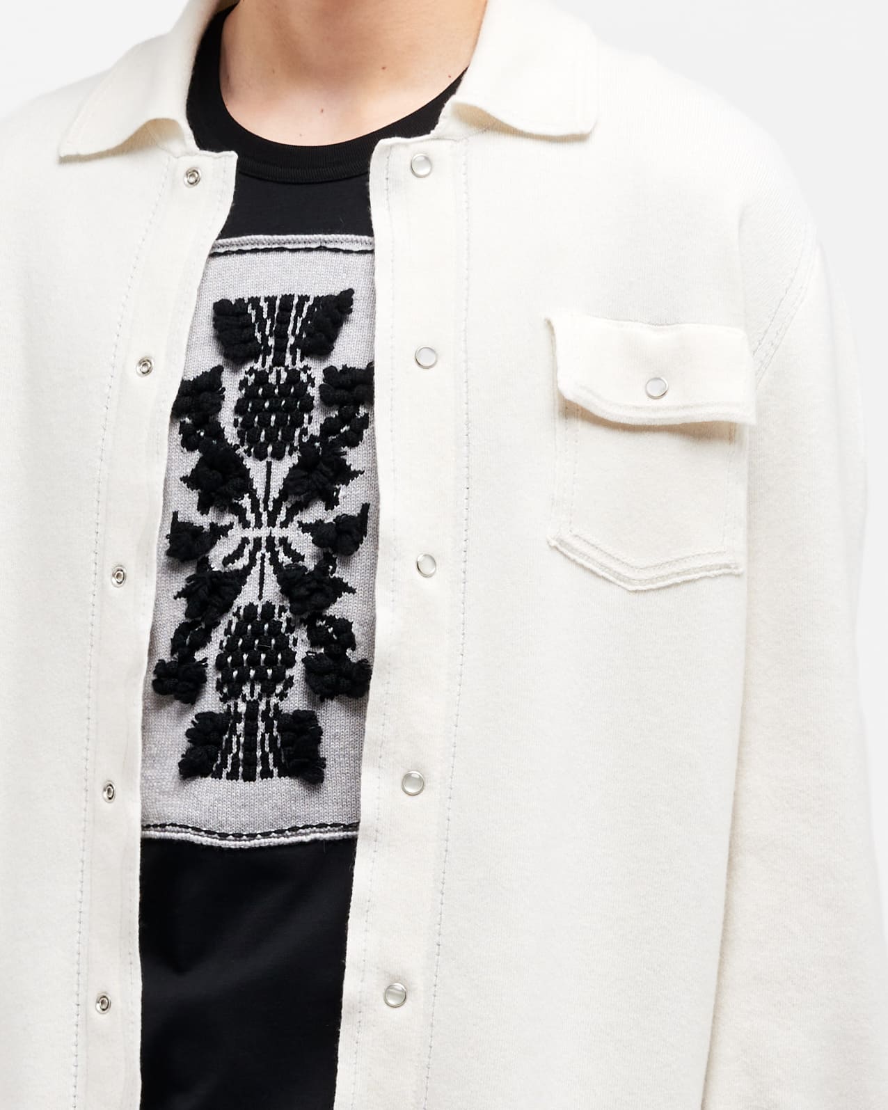 Cashmere and cotton overshirt | Barrie - Barrie