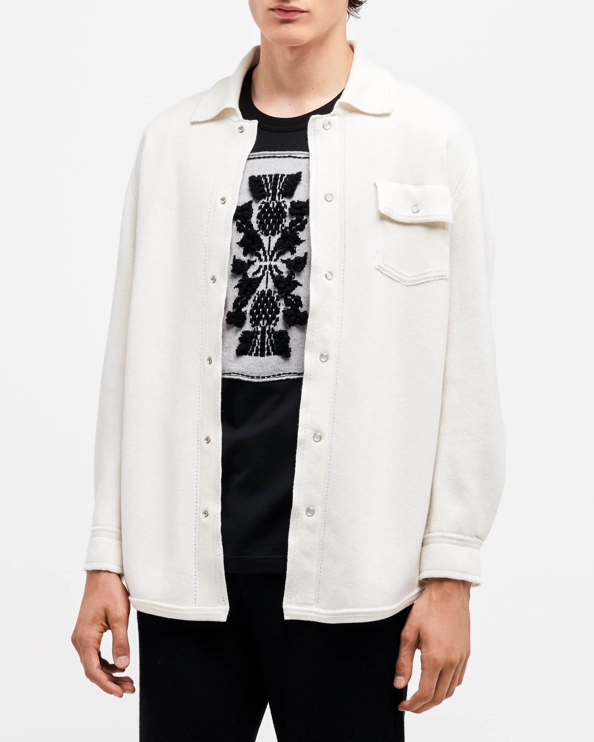 Surchemise en cachemire et coton | Barrie - Barrie