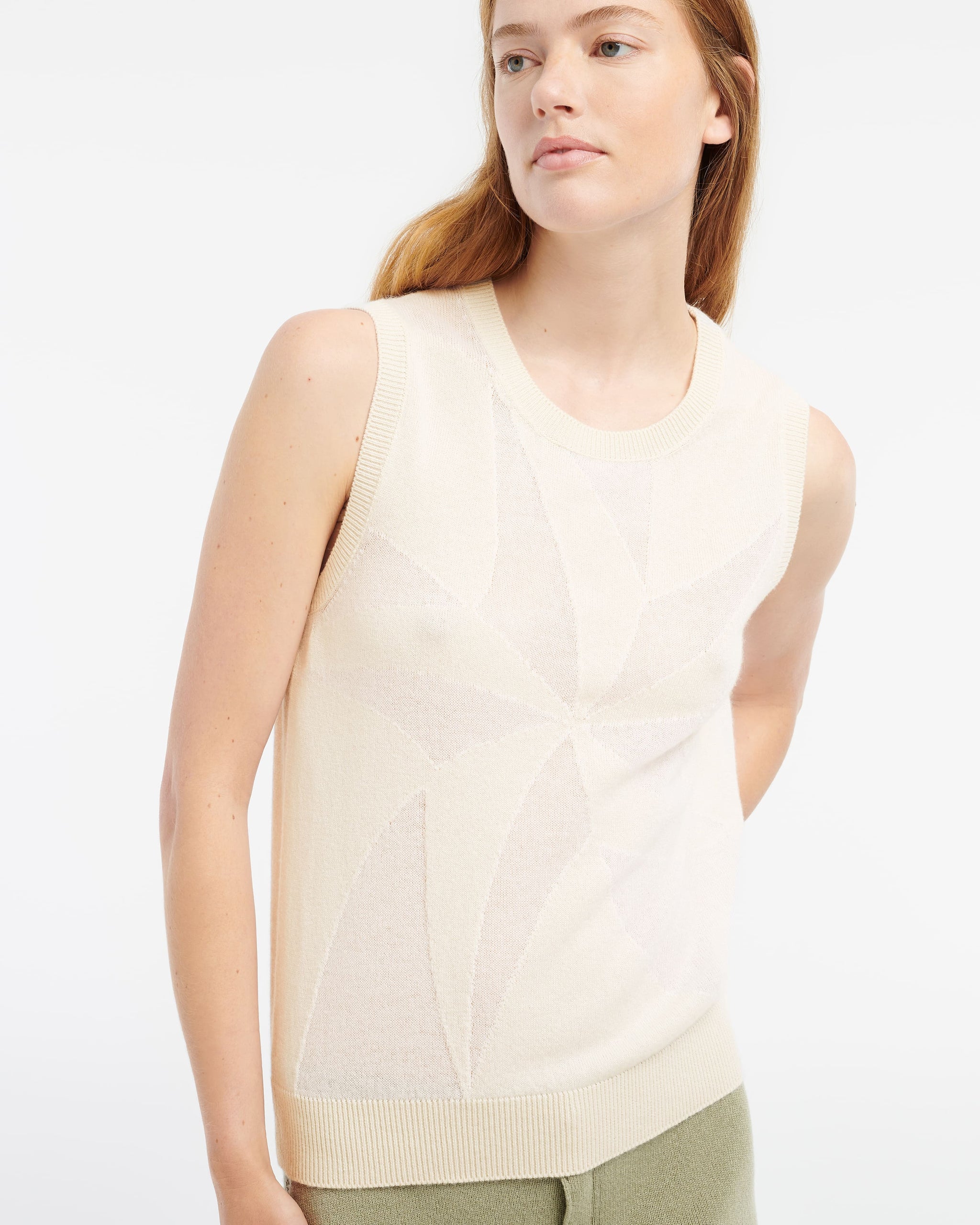 Top en cachemire ultra fin et coton | Barrie - Barrie