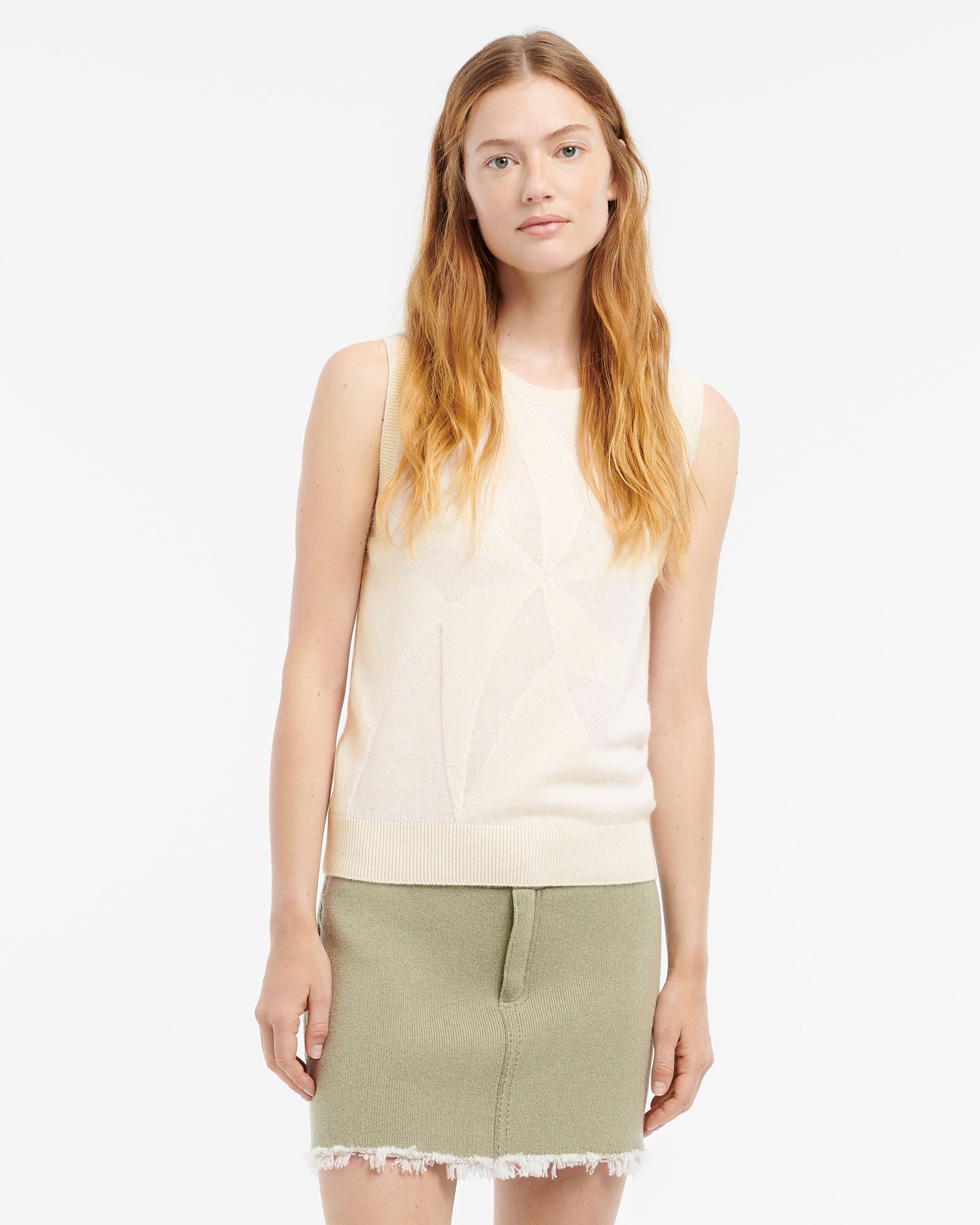 Top en cachemire ultra fin et coton | Barrie - Barrie